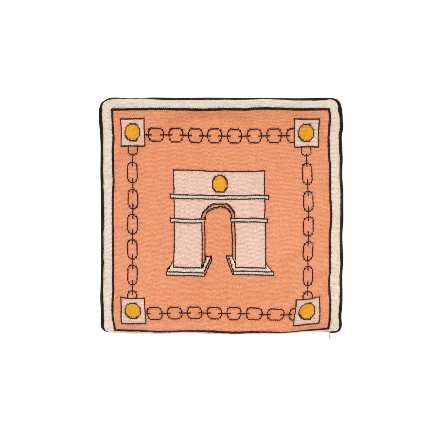 SAVED NY x Damien Nicolas Roux "Arch" cashmere pillow