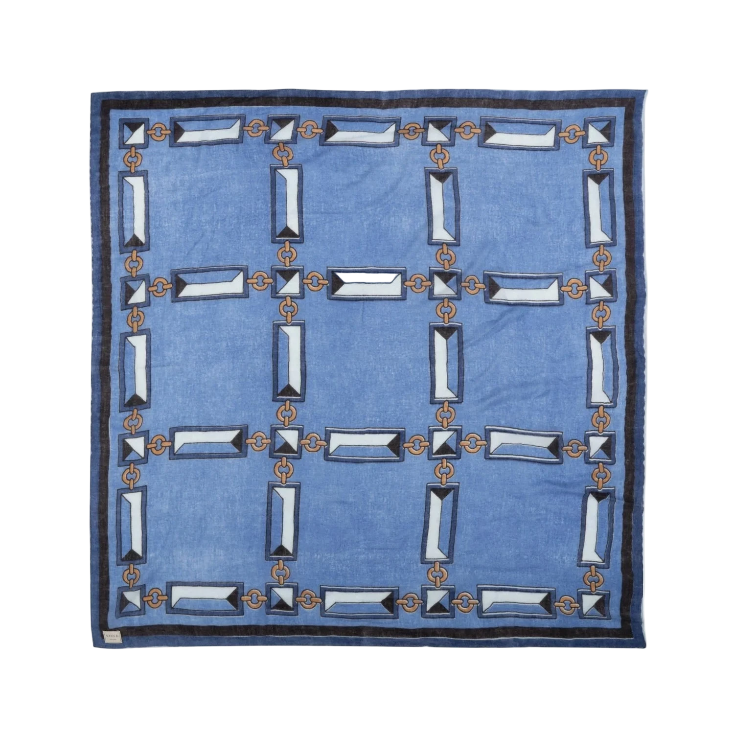 SAVED NY x Damien Nicolas Roux "BRICKS & CHAINS" Cashmere Scarves