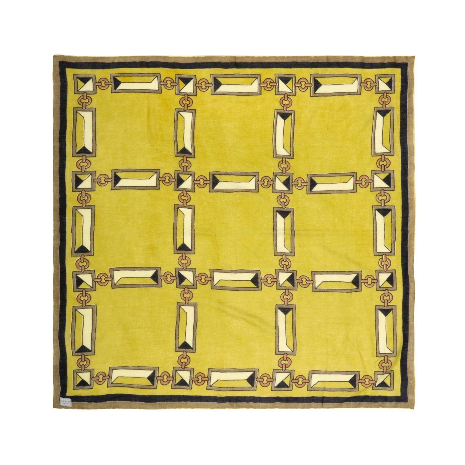 SAVED NY x Damien Nicolas Roux "BRICKS & CHAINS" Cashmere Scarves