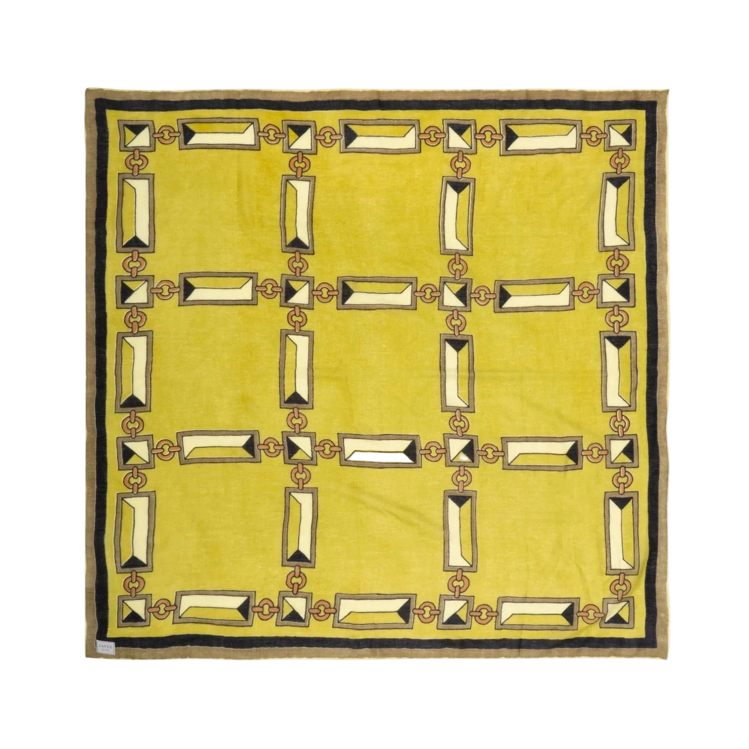 SAVED NY x Damien Nicolas Roux "BRICKS & CHAINS" Cashmere Scarves