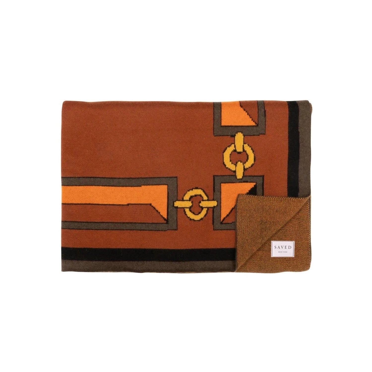 SAVED NY x Damien Nicolas Roux "BRICKS & CHAINS" Cashmere Blankets