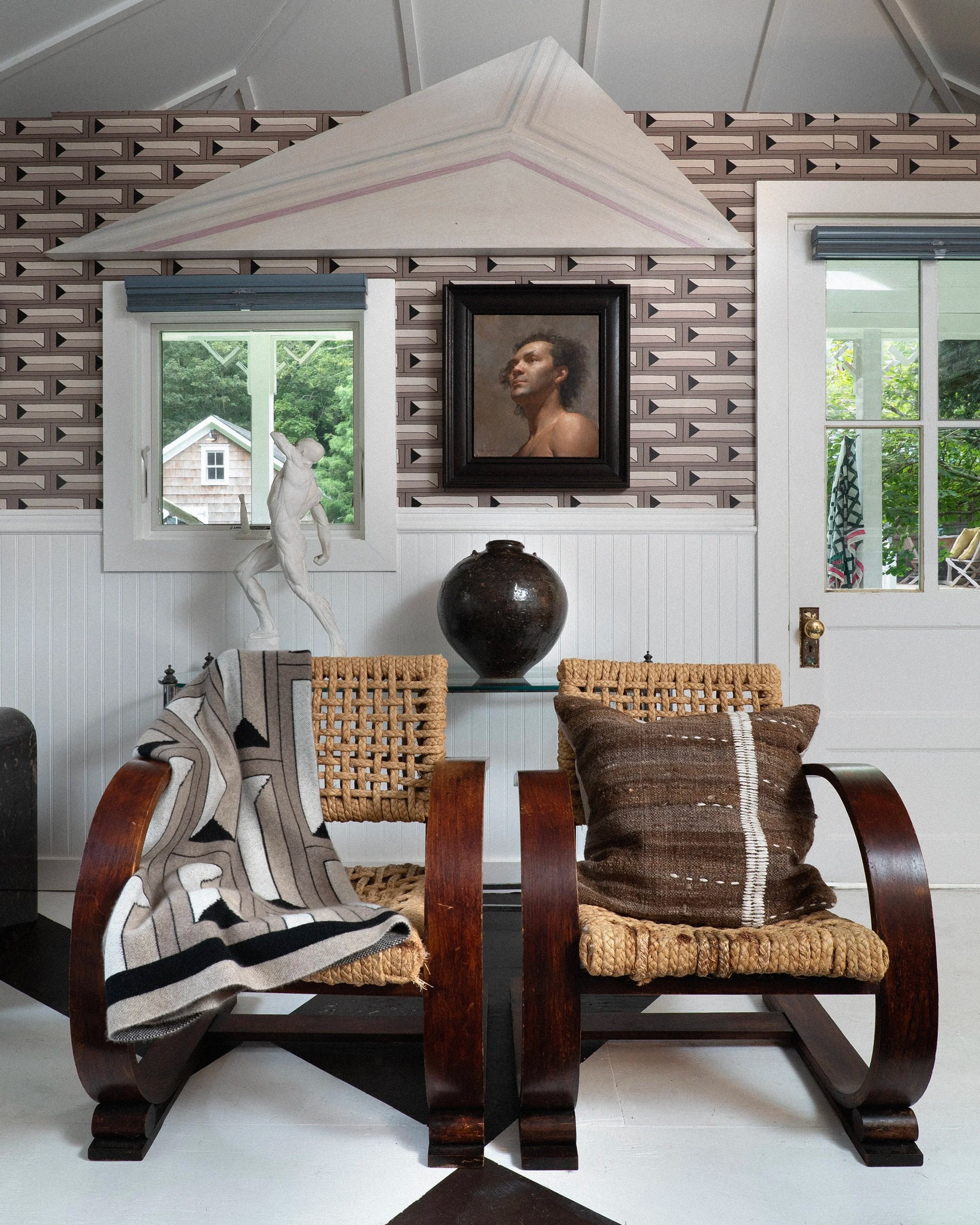 SAVED NY x Damien Nicolas Roux "BRICKS" Cashmere Blankets