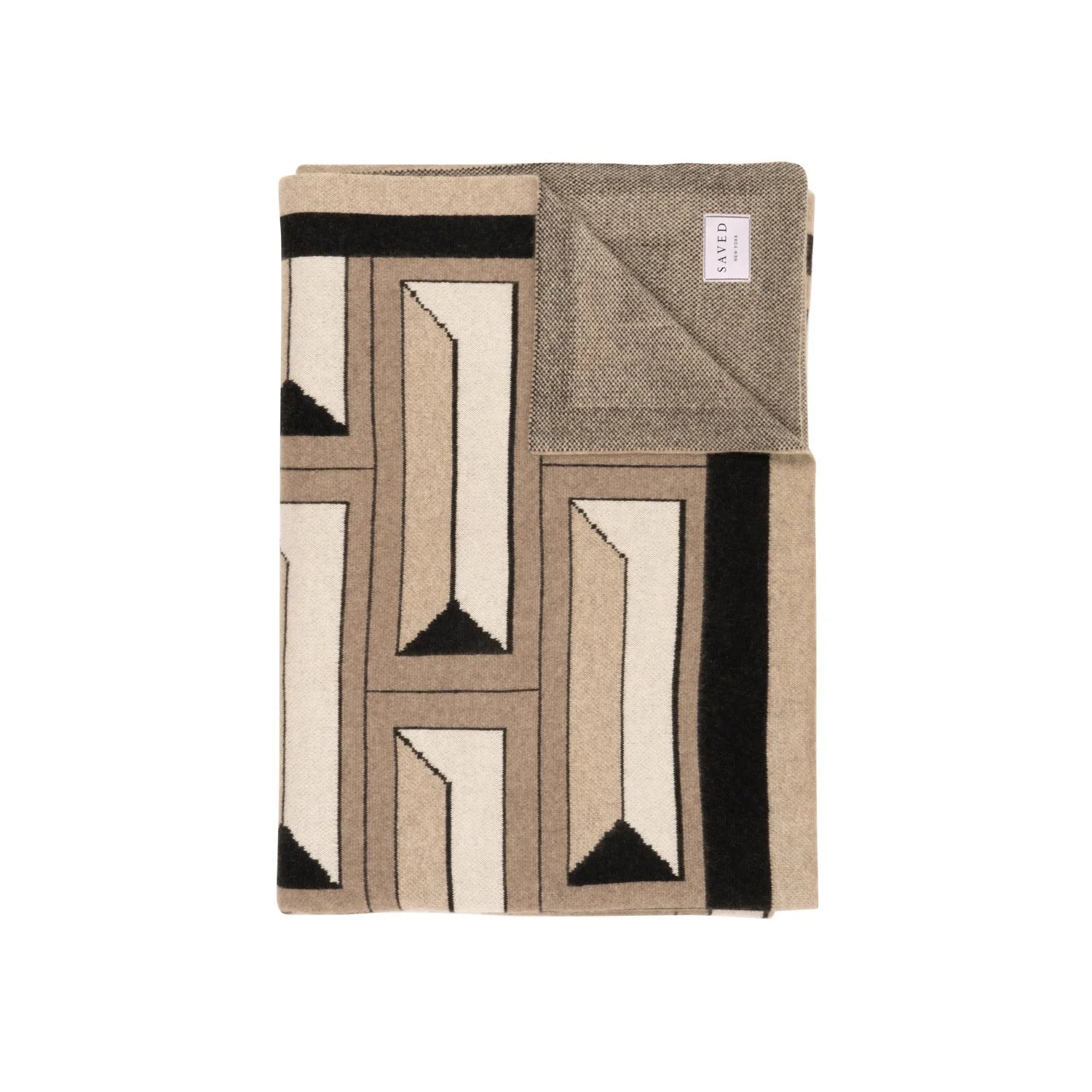 SAVED NY x Damien Nicolas Roux "BRICKS" Cashmere Blankets