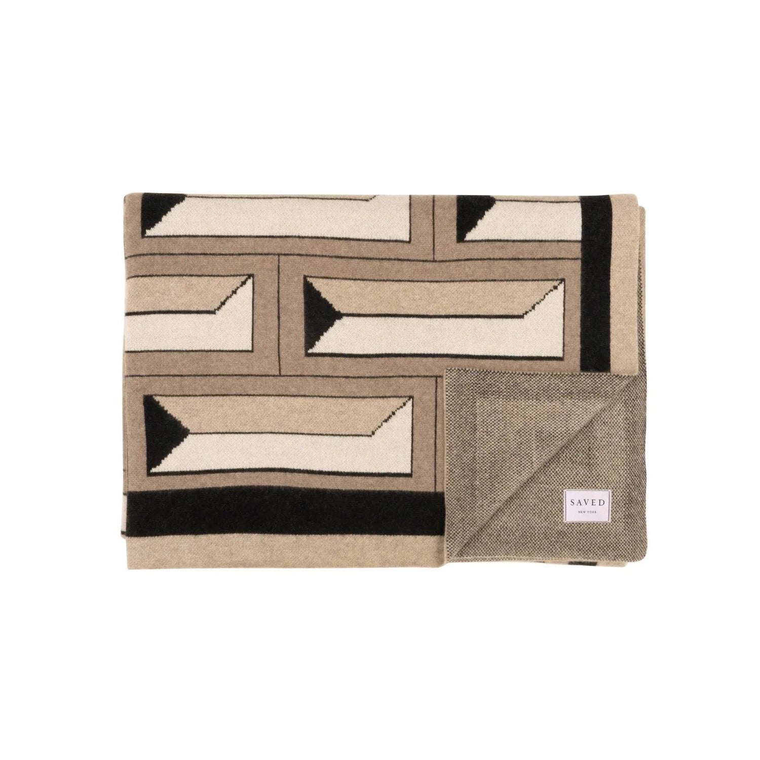 SAVED NY x Damien Nicolas Roux "BRICKS" Cashmere Blankets