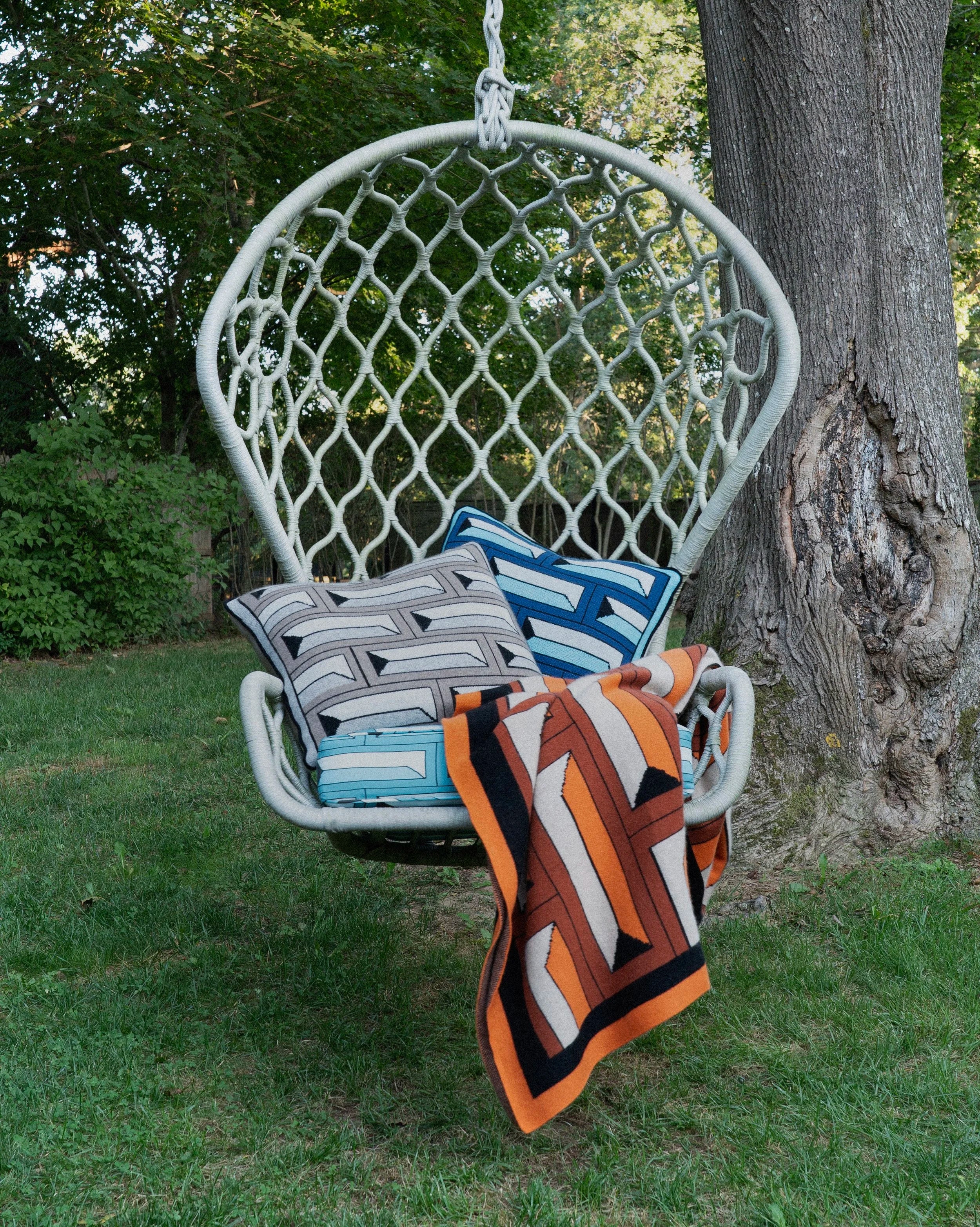 SAVED NY x Damien Nicolas Roux "BRICKS" Cashmere Blankets