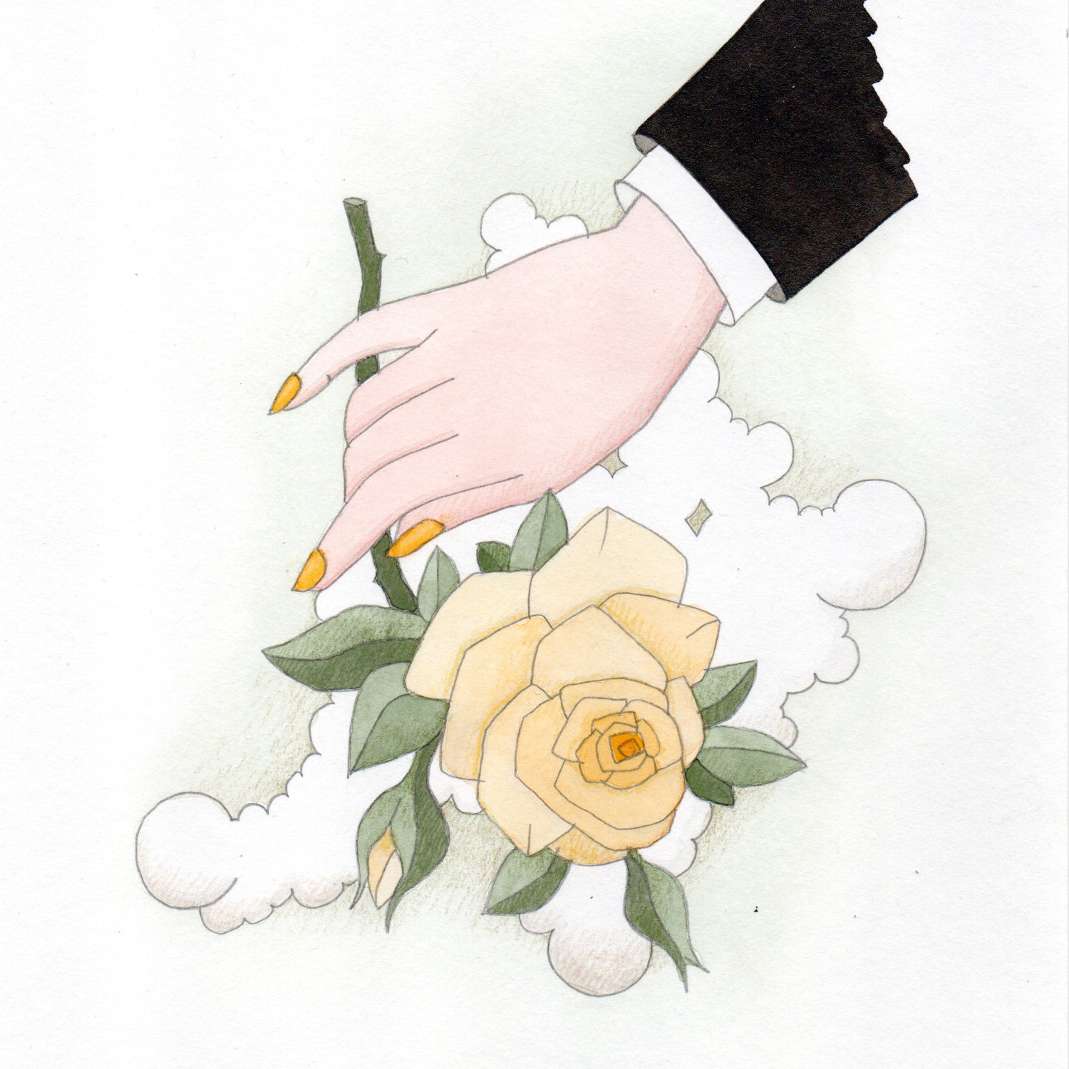 DAMIEN NICOLAS ROUX, "IN NUBIBUS, ROSE DOWN" (2025)