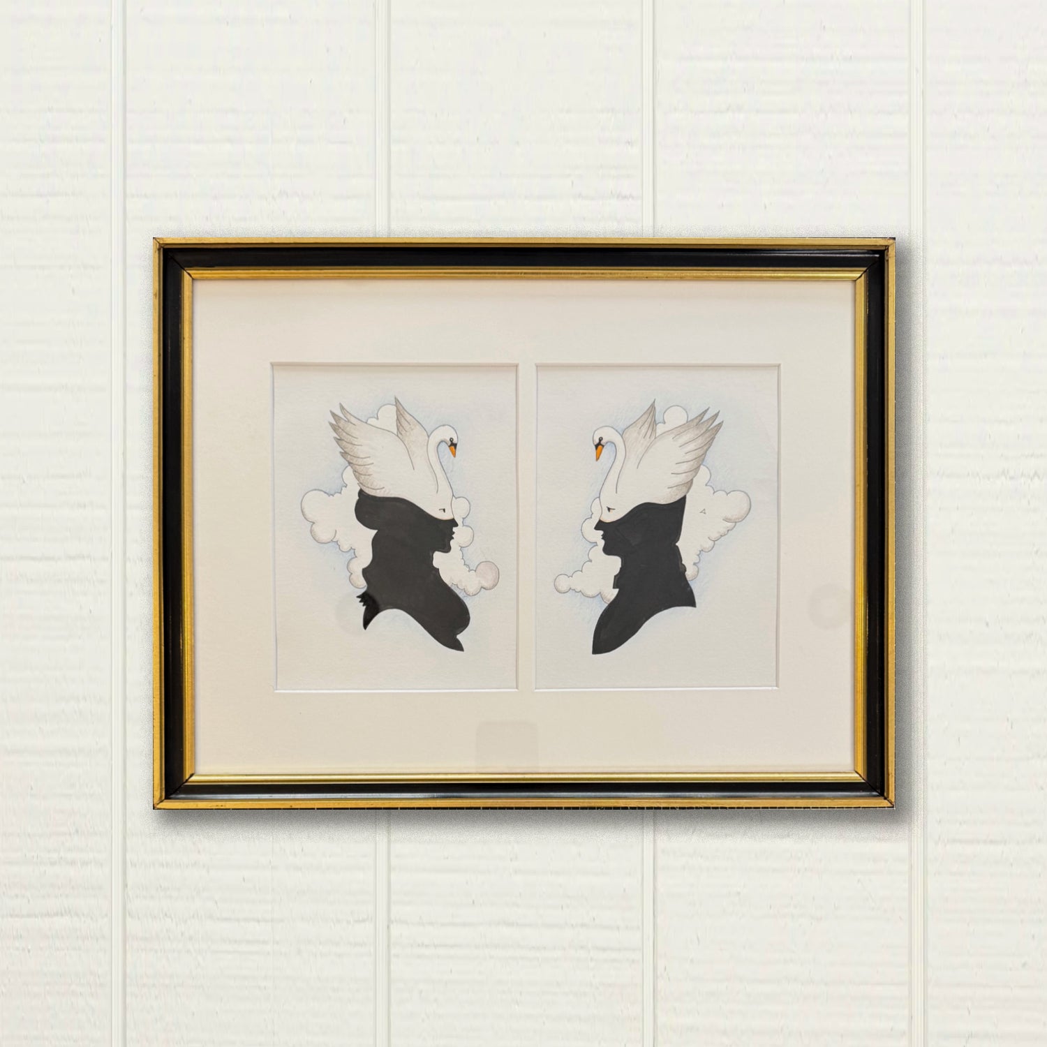 DAMIEN NICOLAS ROUX, "IN NUBIBUS, SWAN COUPLE" (2025)