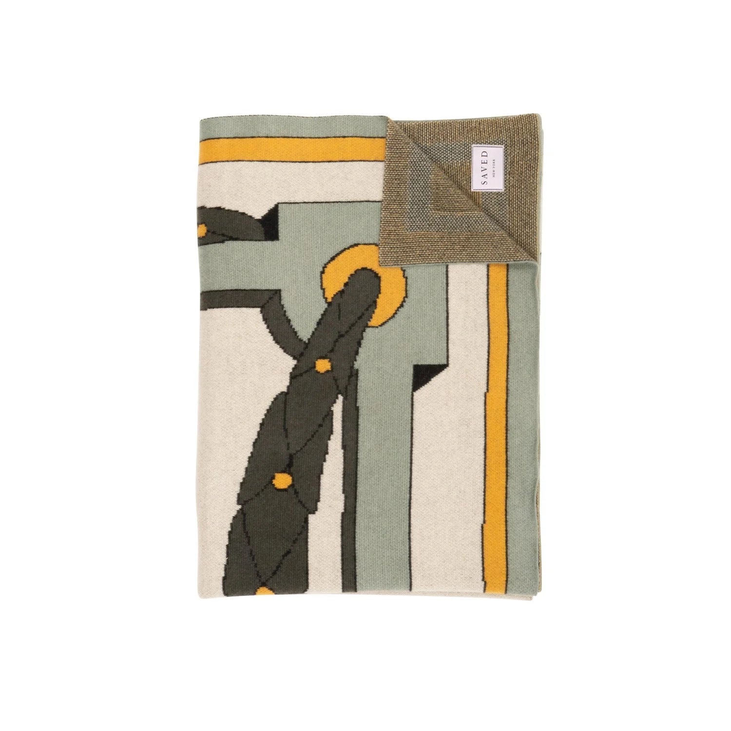 SAVED NY x Damien Nicolas Roux "LAURELS" Cashmere Blankets