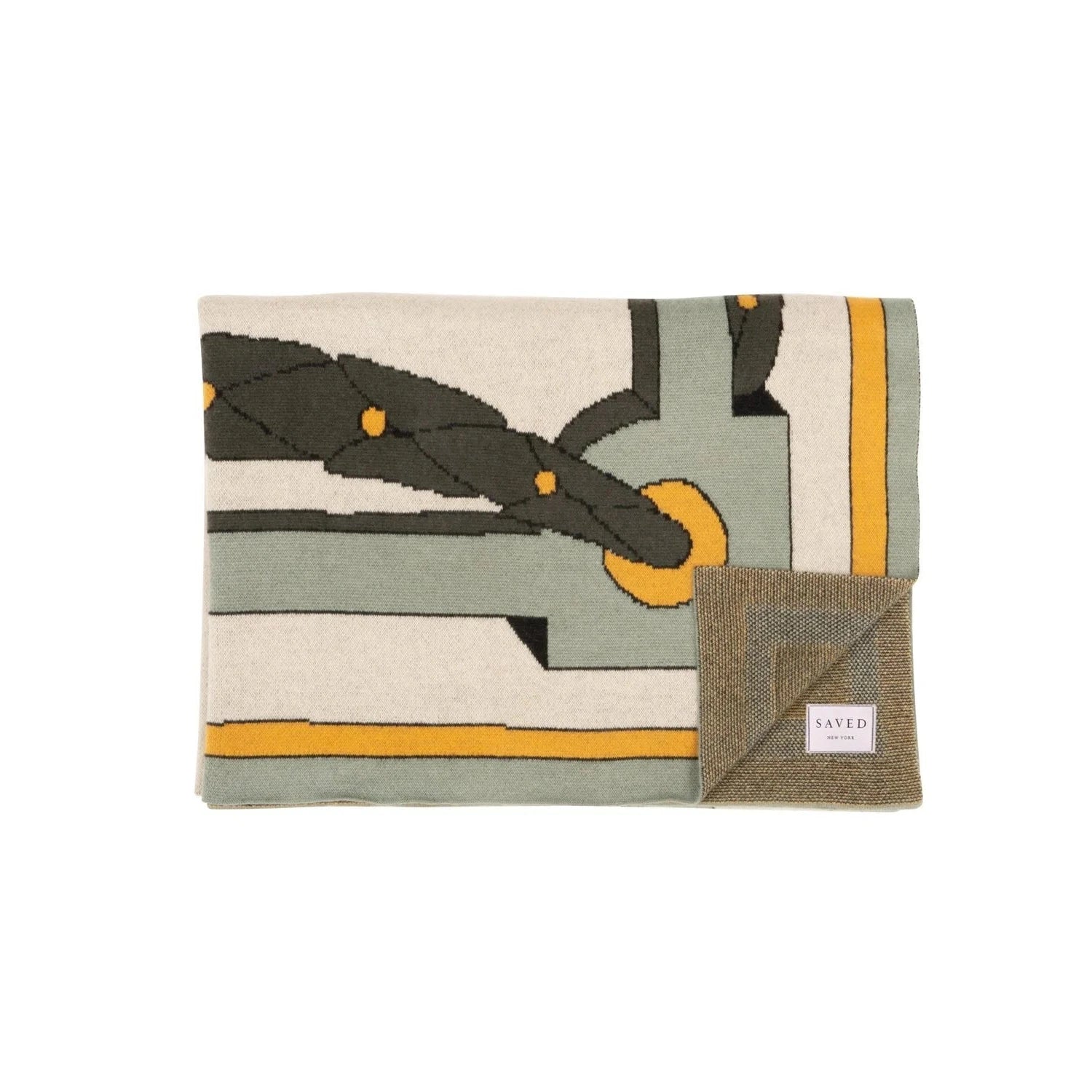 SAVED NY x Damien Nicolas Roux "LAURELS" Cashmere Blankets