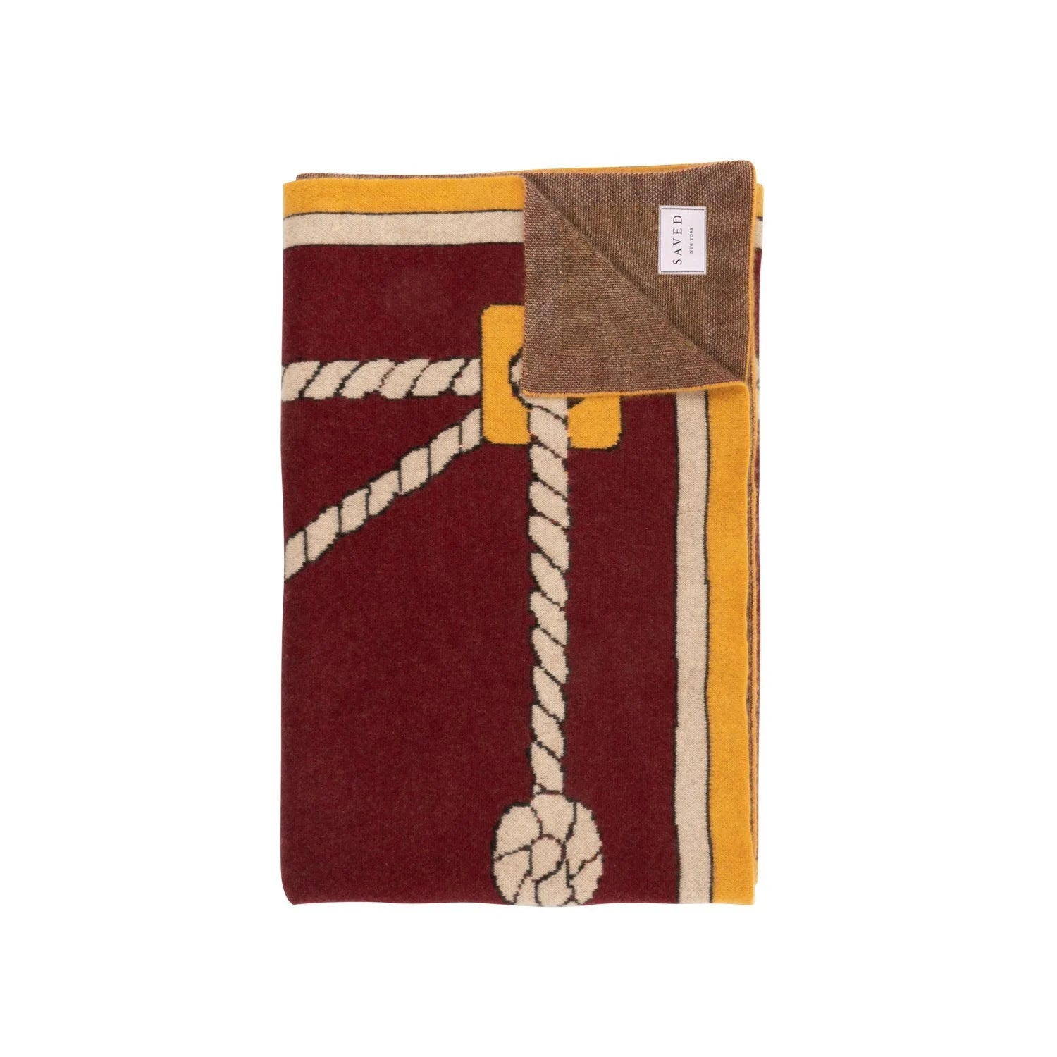 SAVED NY x Damien Nicolas Roux "ROPES & KNOTS" Cashmere Blankets