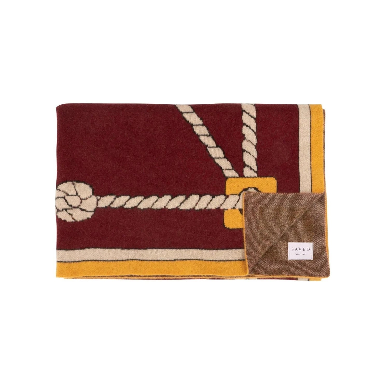 SAVED NY x Damien Nicolas Roux "ROPES & KNOTS" Cashmere Blankets