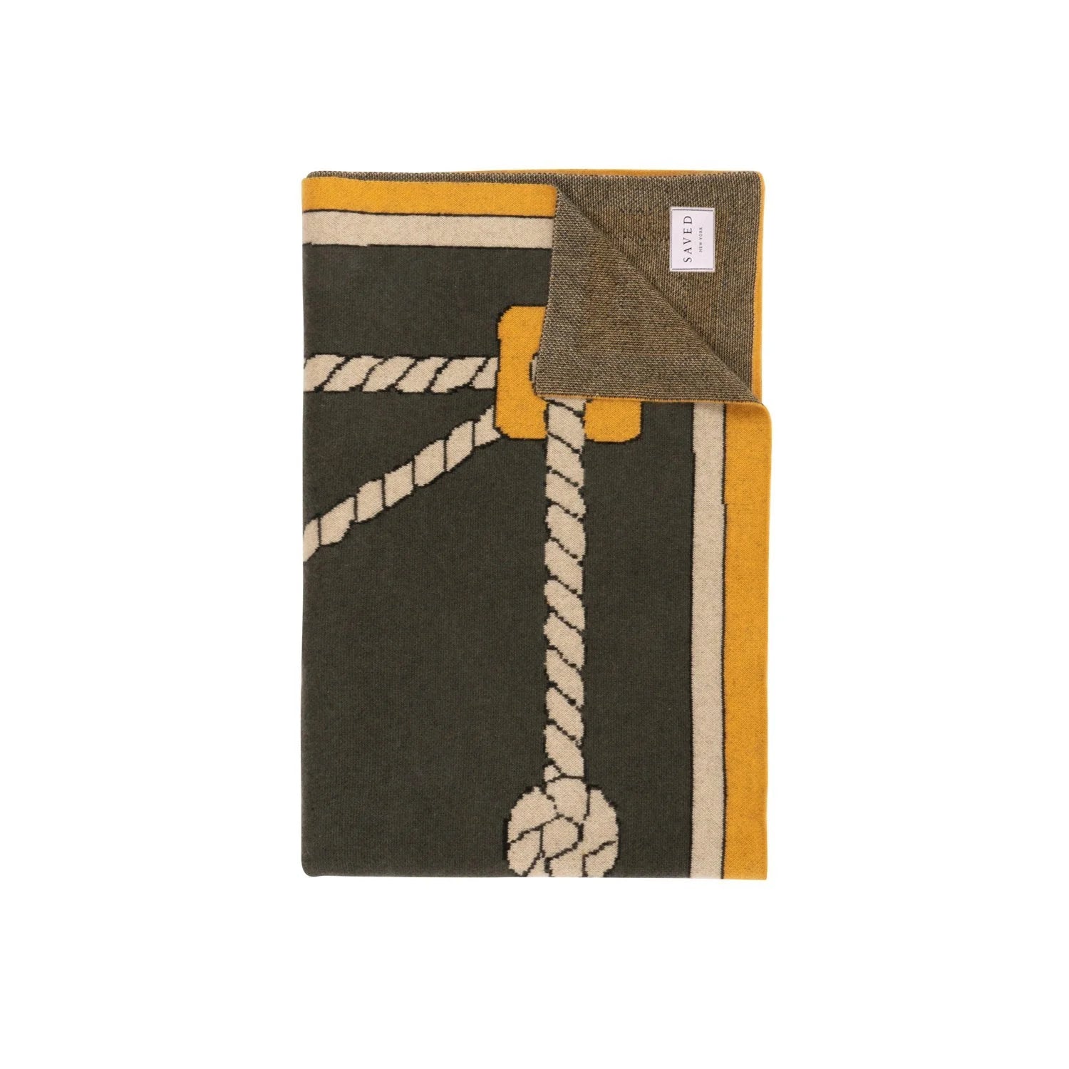 SAVED NY x Damien Nicolas Roux "ROPES & KNOTS" Cashmere Blankets