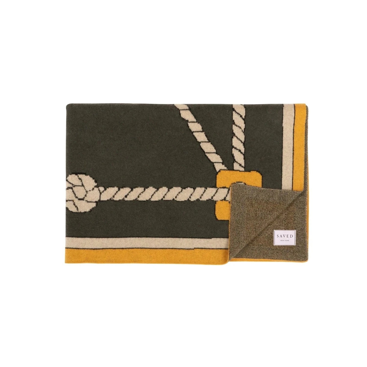 SAVED NY x Damien Nicolas Roux "ROPES & KNOTS" Cashmere Blankets
