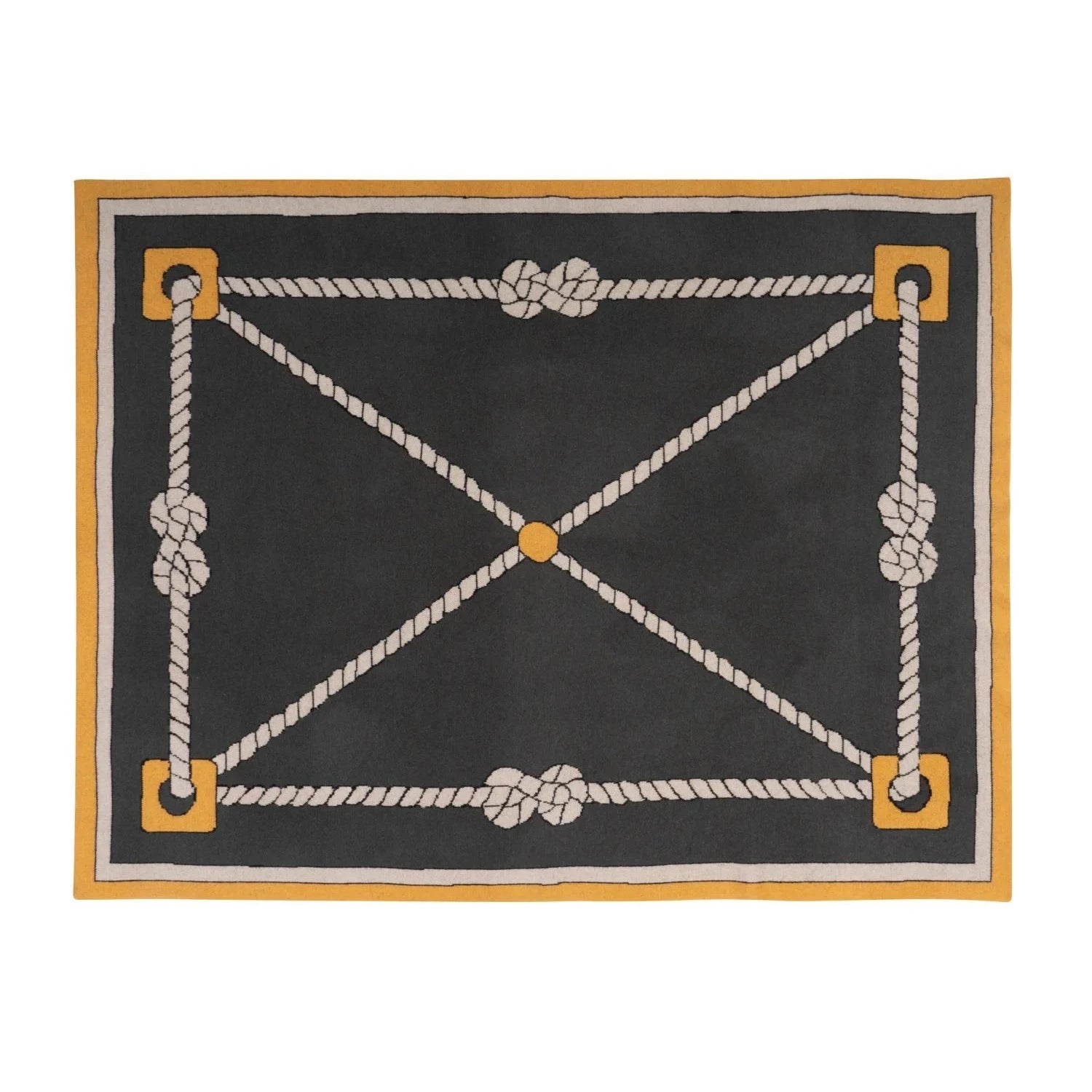 SAVED NY x Damien Nicolas Roux "ROPES & KNOTS" Cashmere Blankets