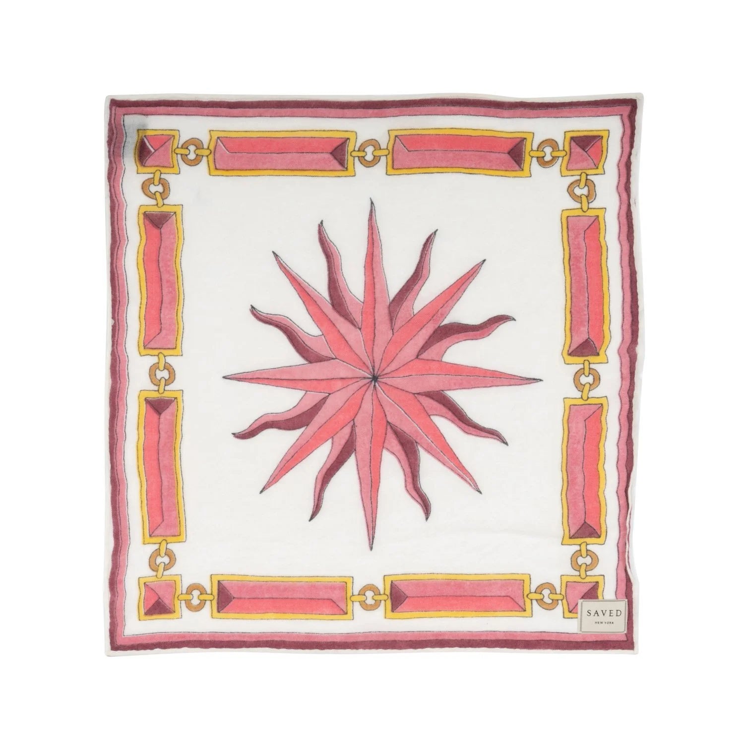 SAVED NY x Damien Nicolas Roux "SUNBURST - GAVROCHE" Cashmere Scarves