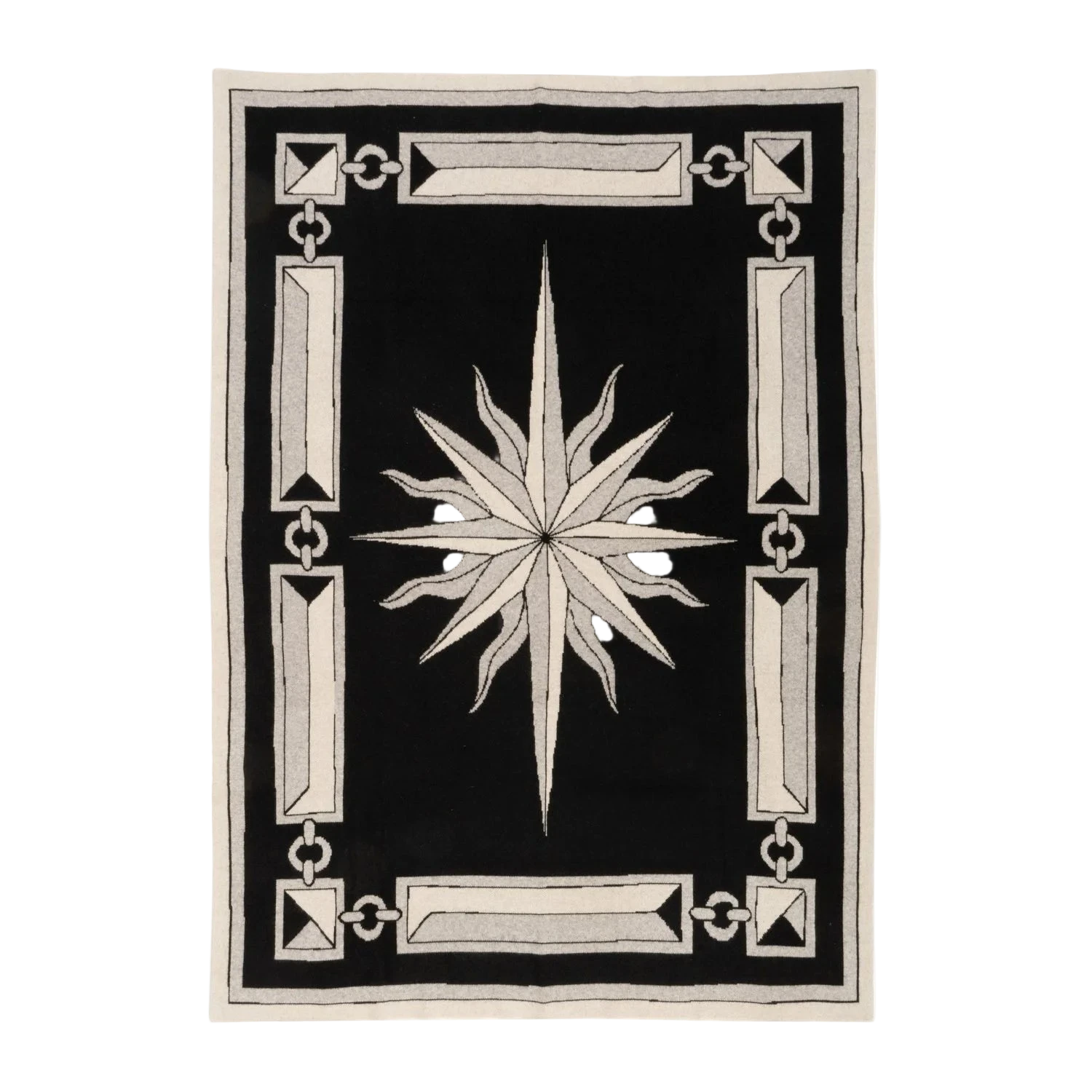 SAVED NY x Damien Nicolas Roux "SUNBURST" Cashmere Blankets