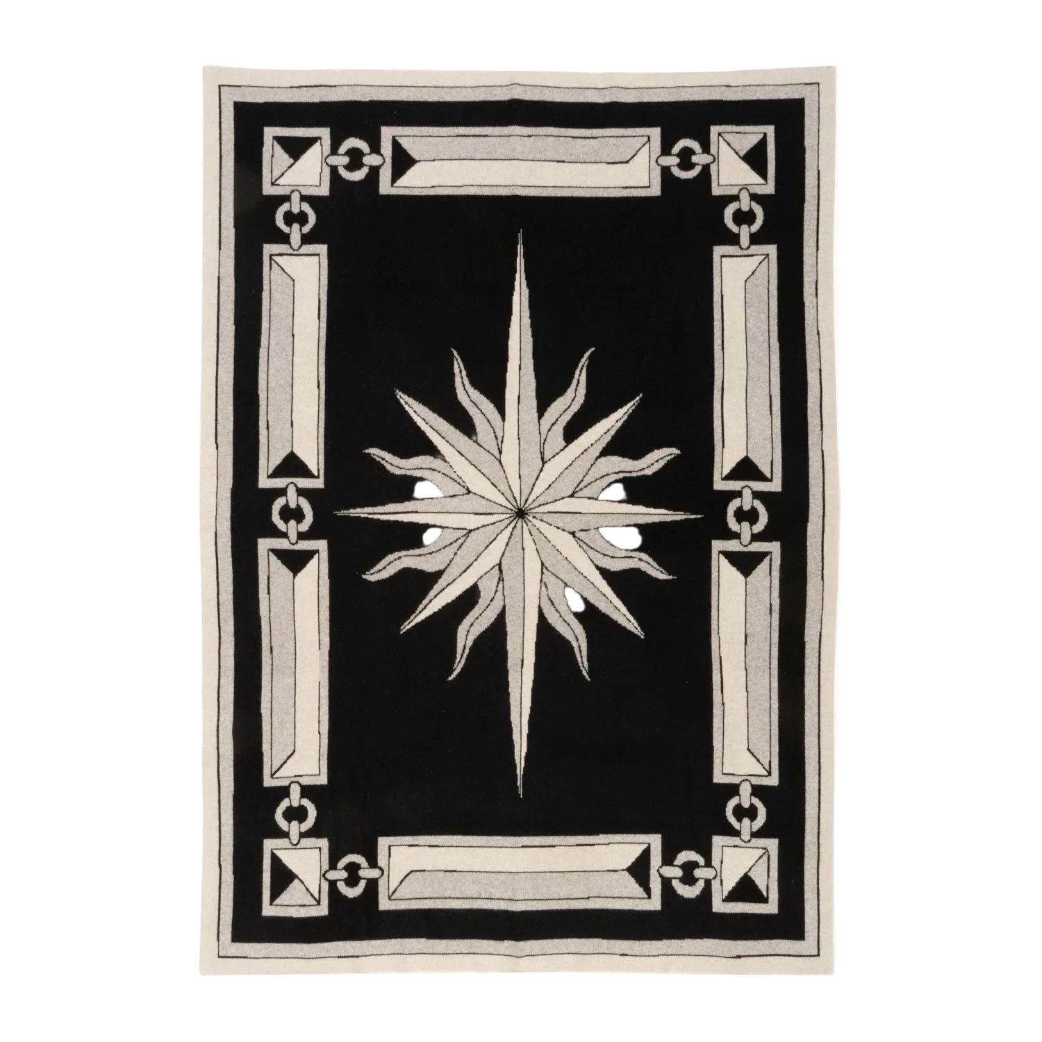 SAVED NY x Damien Nicolas Roux "SUNBURST" Cashmere Blankets