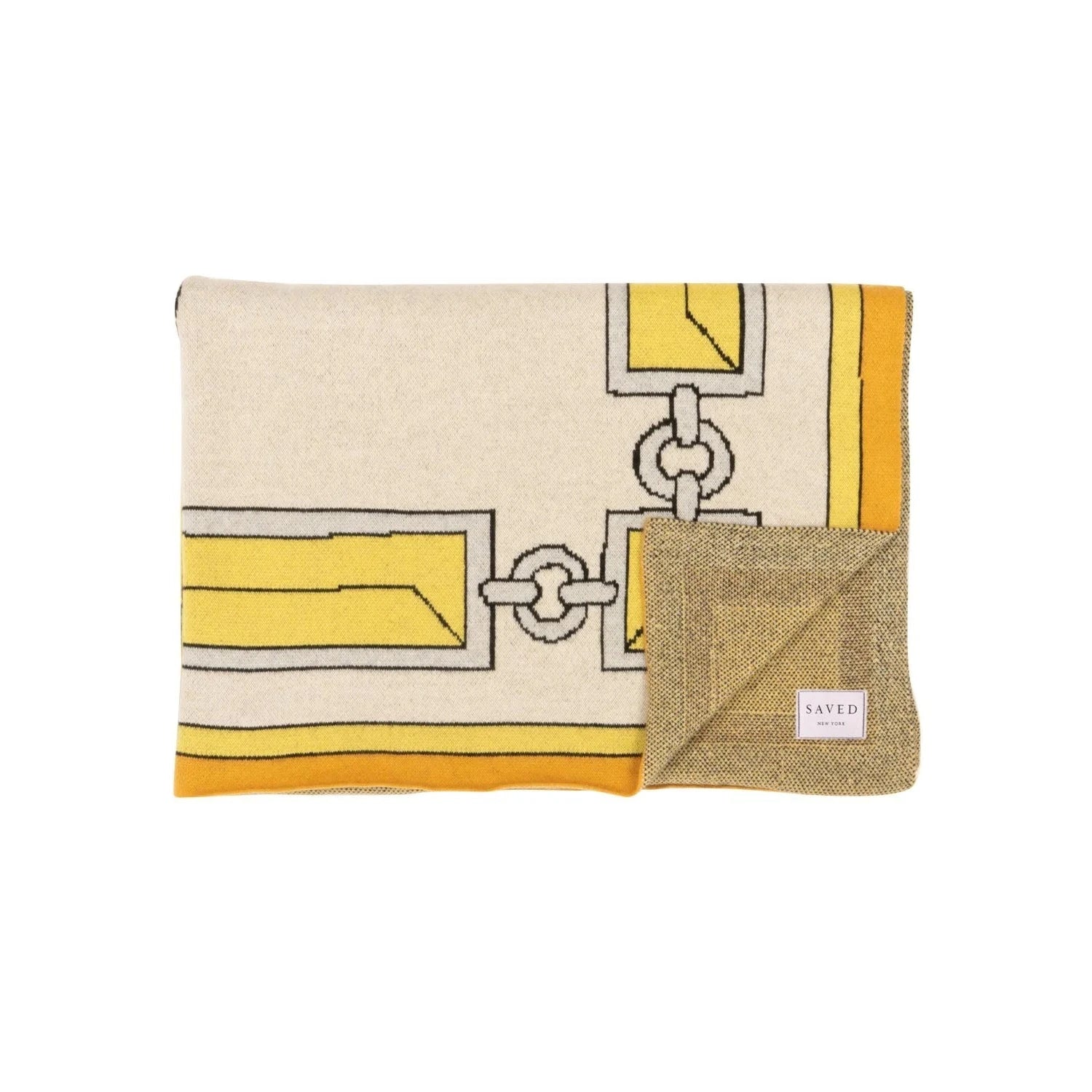 SAVED NY x Damien Nicolas Roux "SUNBURST" Cashmere Blankets