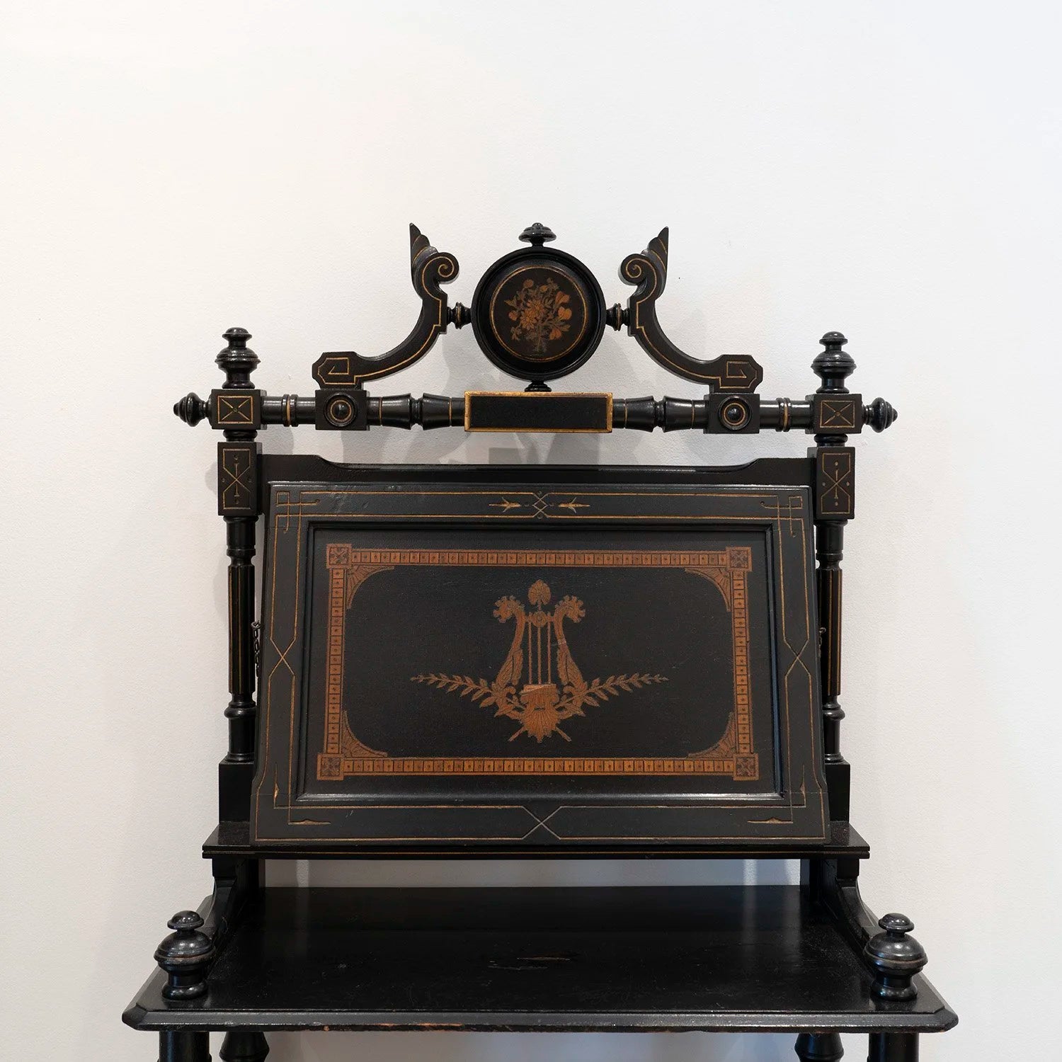 EBONIZED AESTHETIC MOVEMENT MUSIC STAND