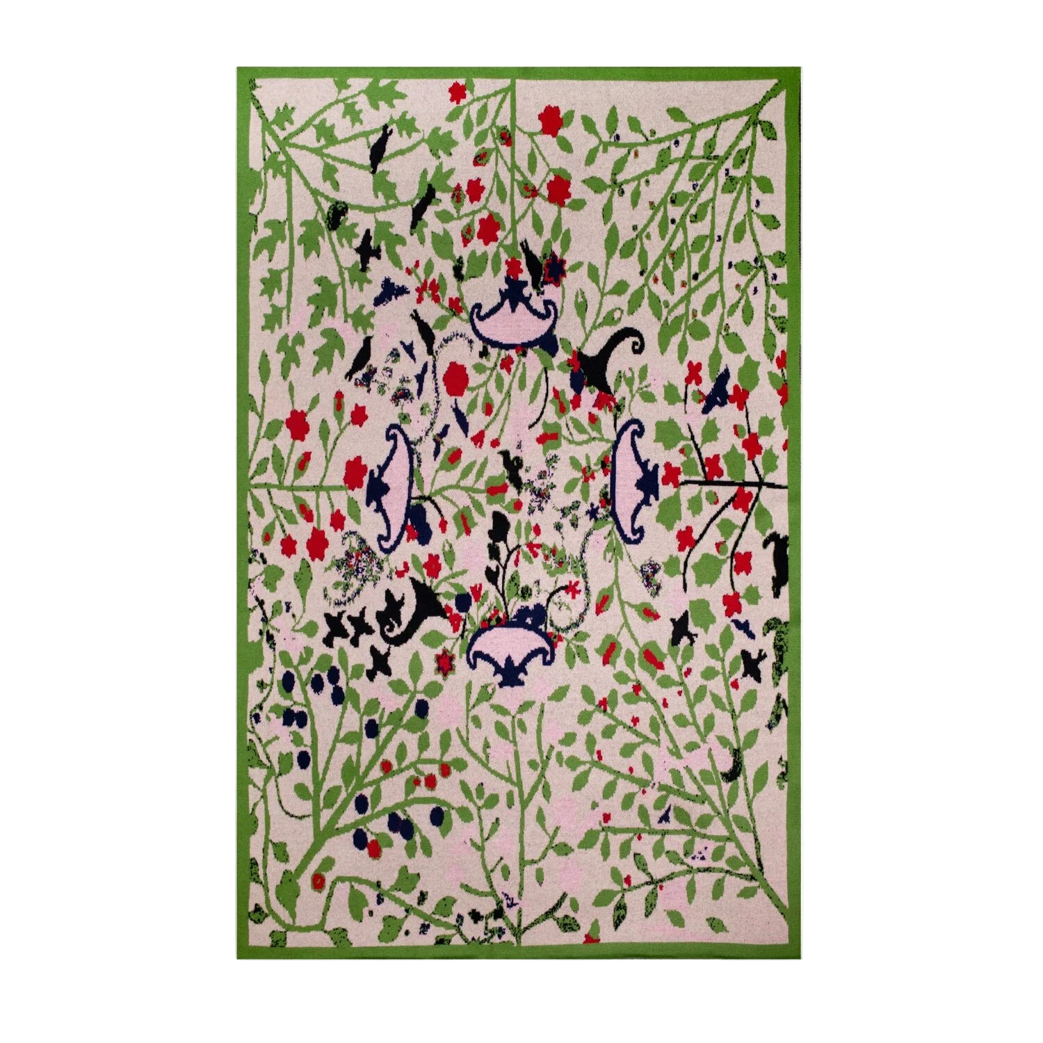 "EDEN'S GARDEN" Cashmere Blanket