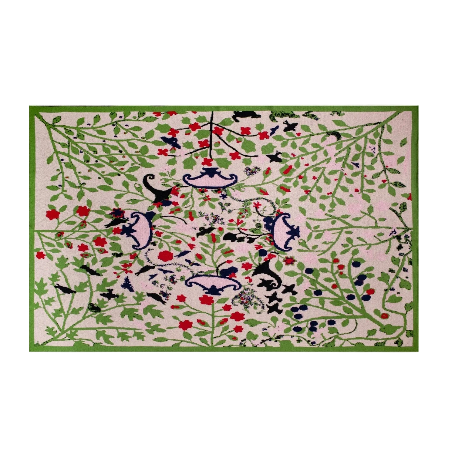 "EDEN'S GARDEN" Cashmere Blanket