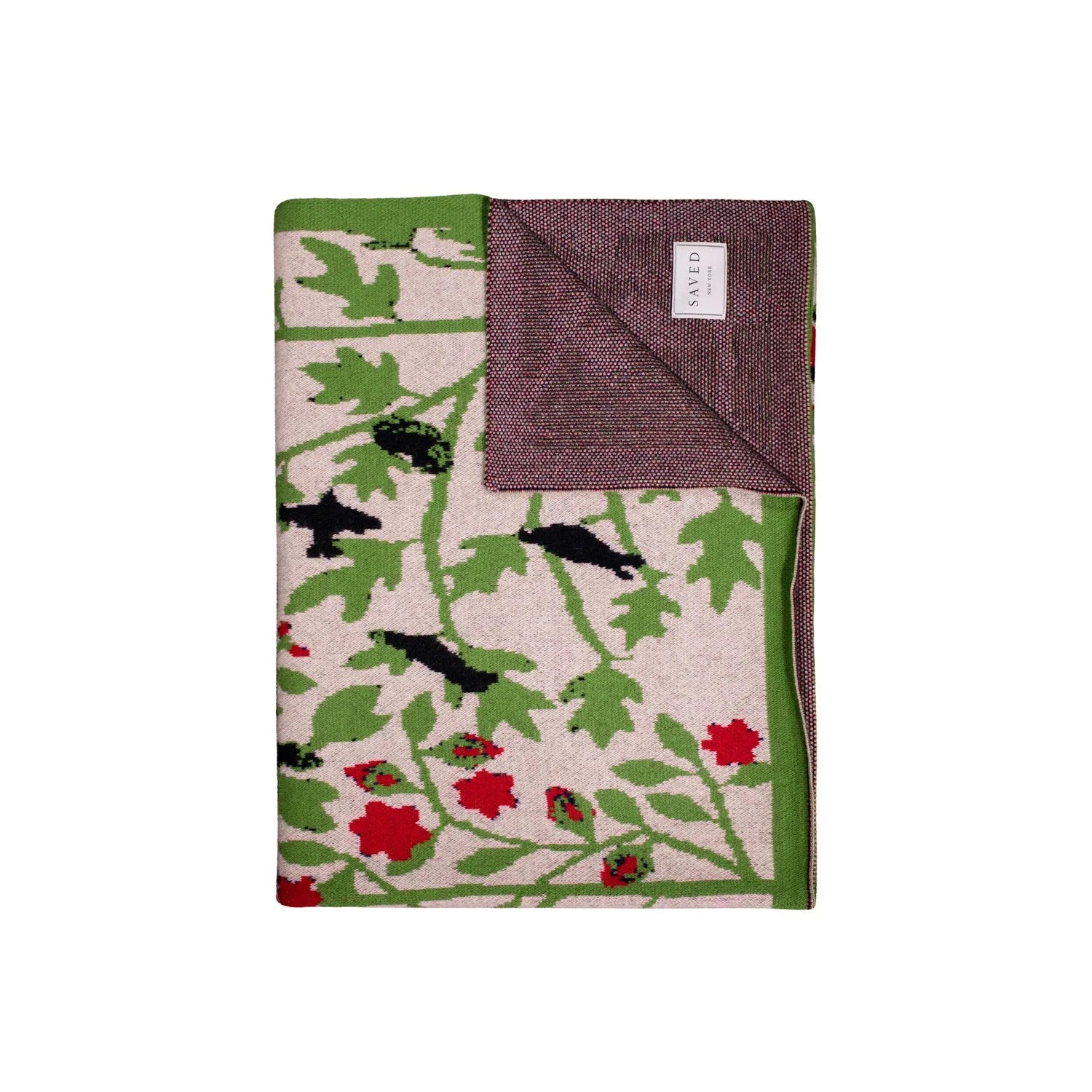 "EDEN'S GARDEN" Cashmere Blanket
