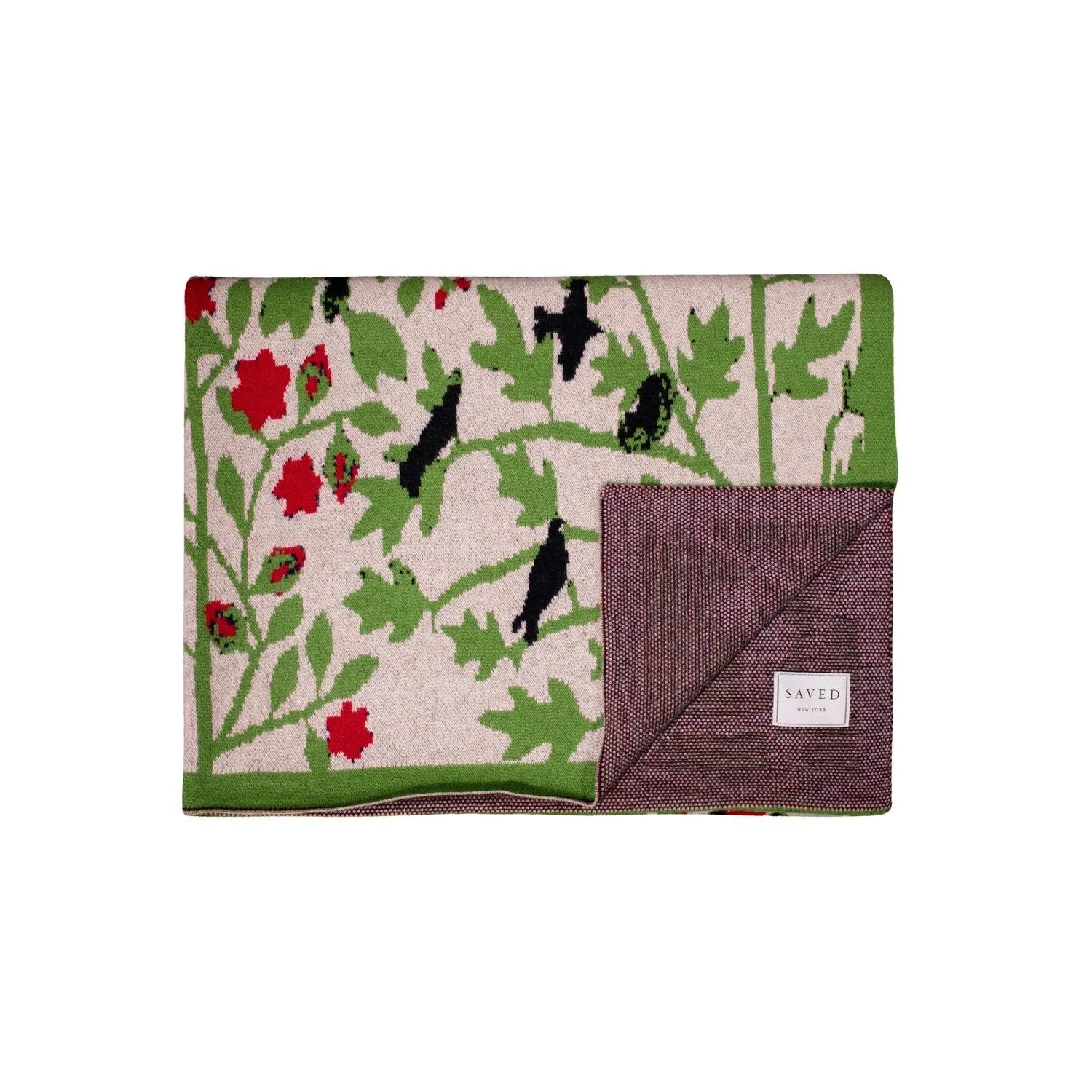 "EDEN'S GARDEN" Cashmere Blanket