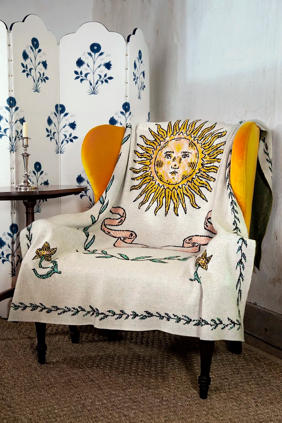 FEE GREENING - SOLAR Cashmere Blanket