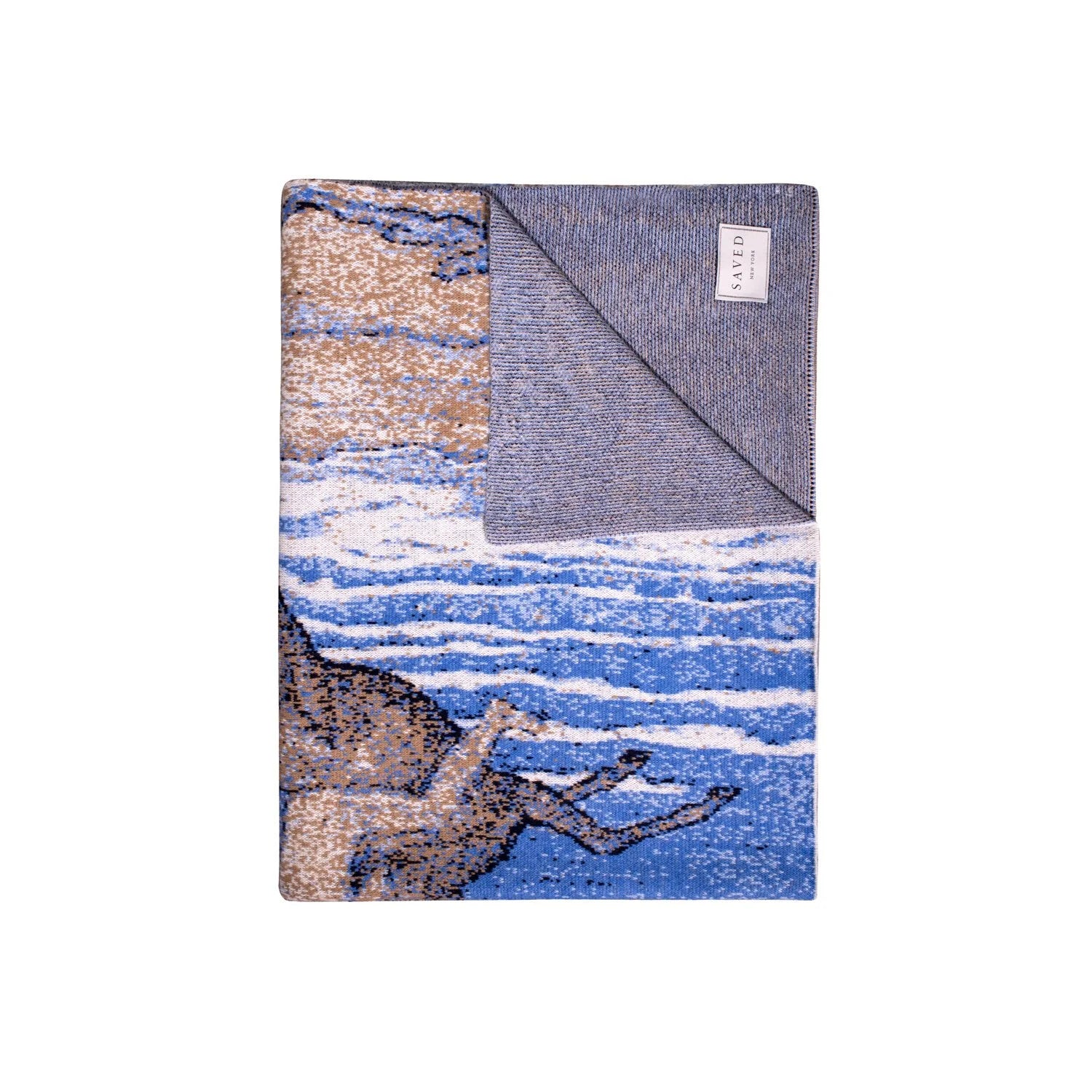 "FIRE ISLAND" Cashmere Blanket