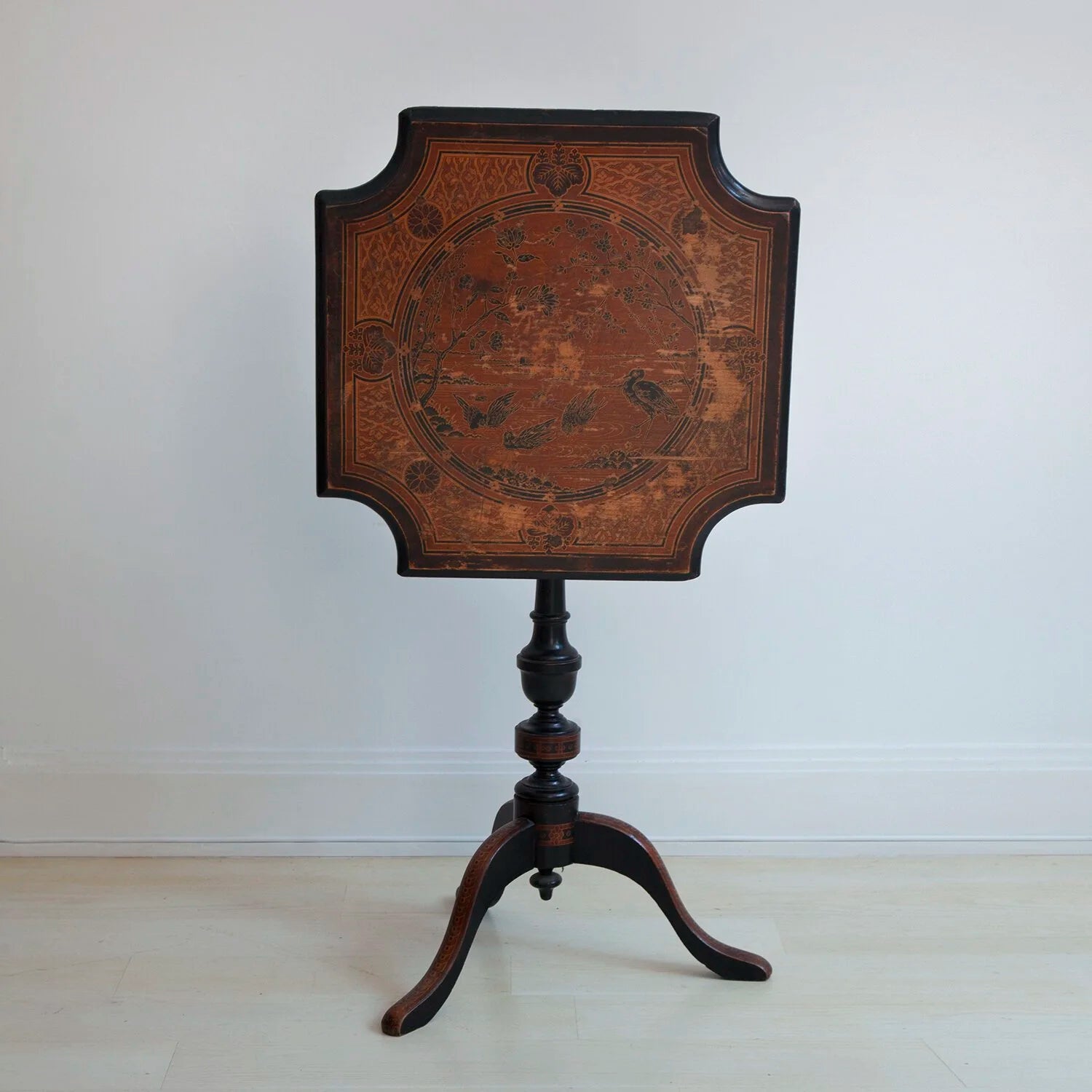 ENGLISH AESTHETIC MOVEMENT TILT TOP TABLE