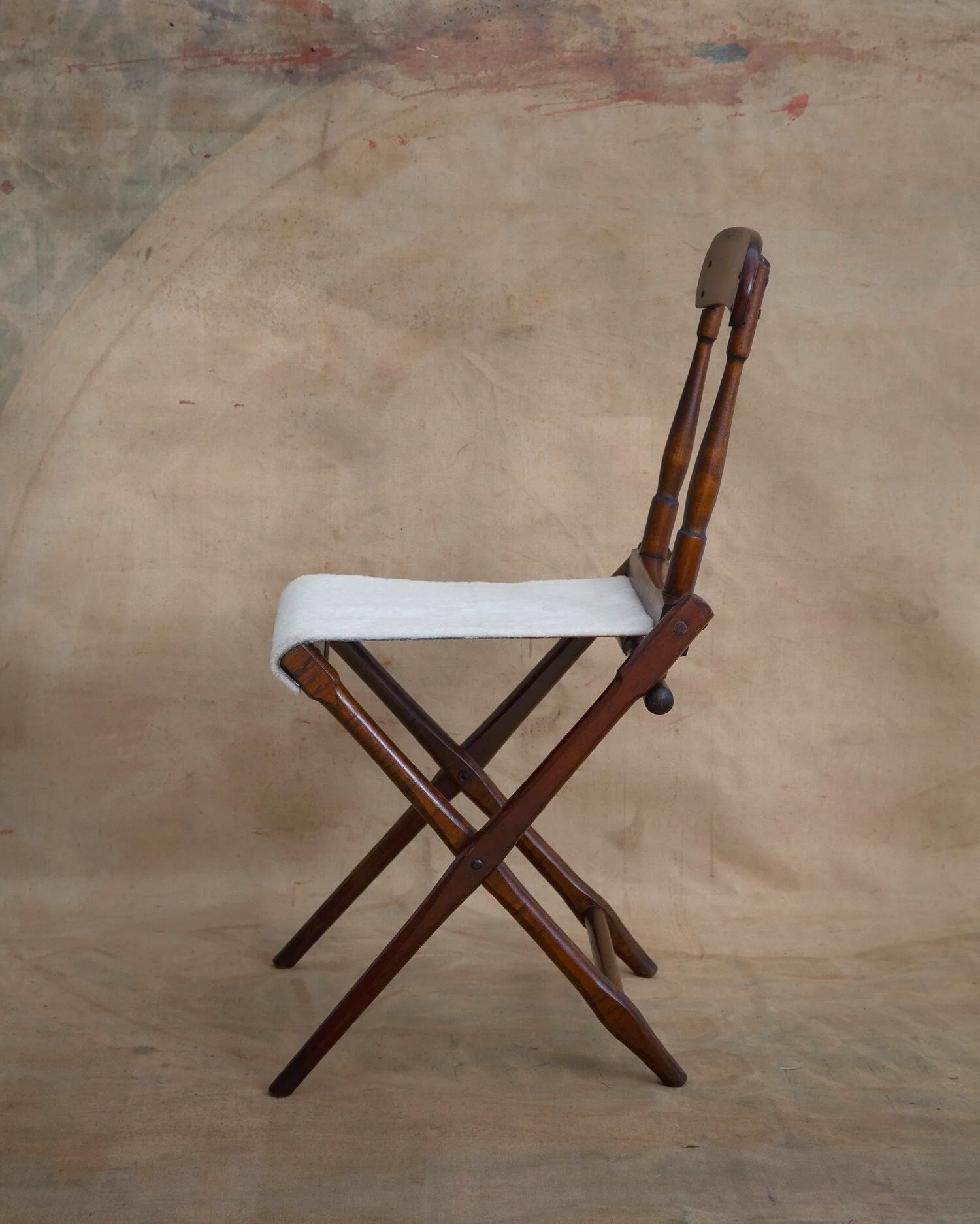 19TH CENTURY FOLDING CAMPAIGN CHAIR