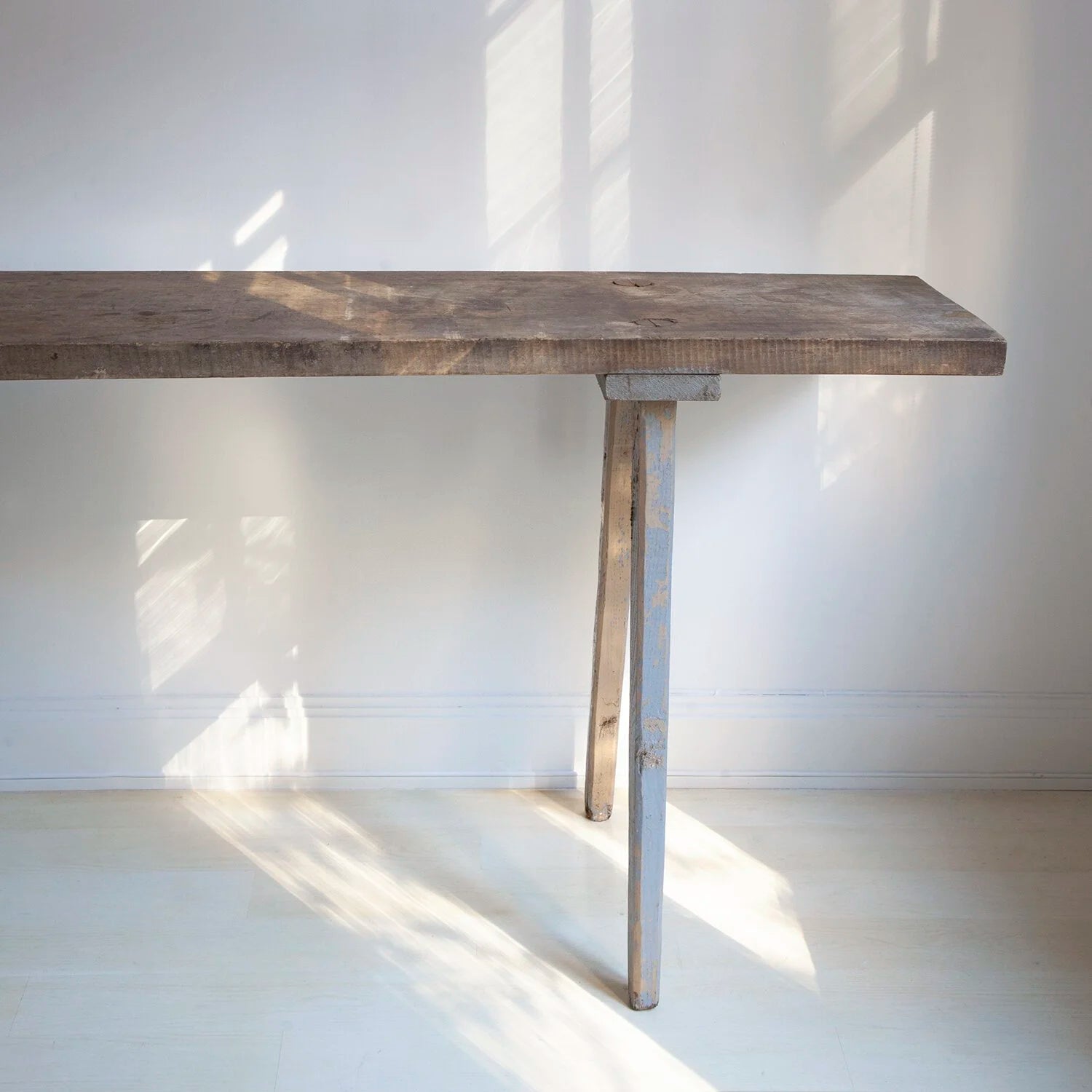 19TH CENTURY AMISH PLANK TABLE