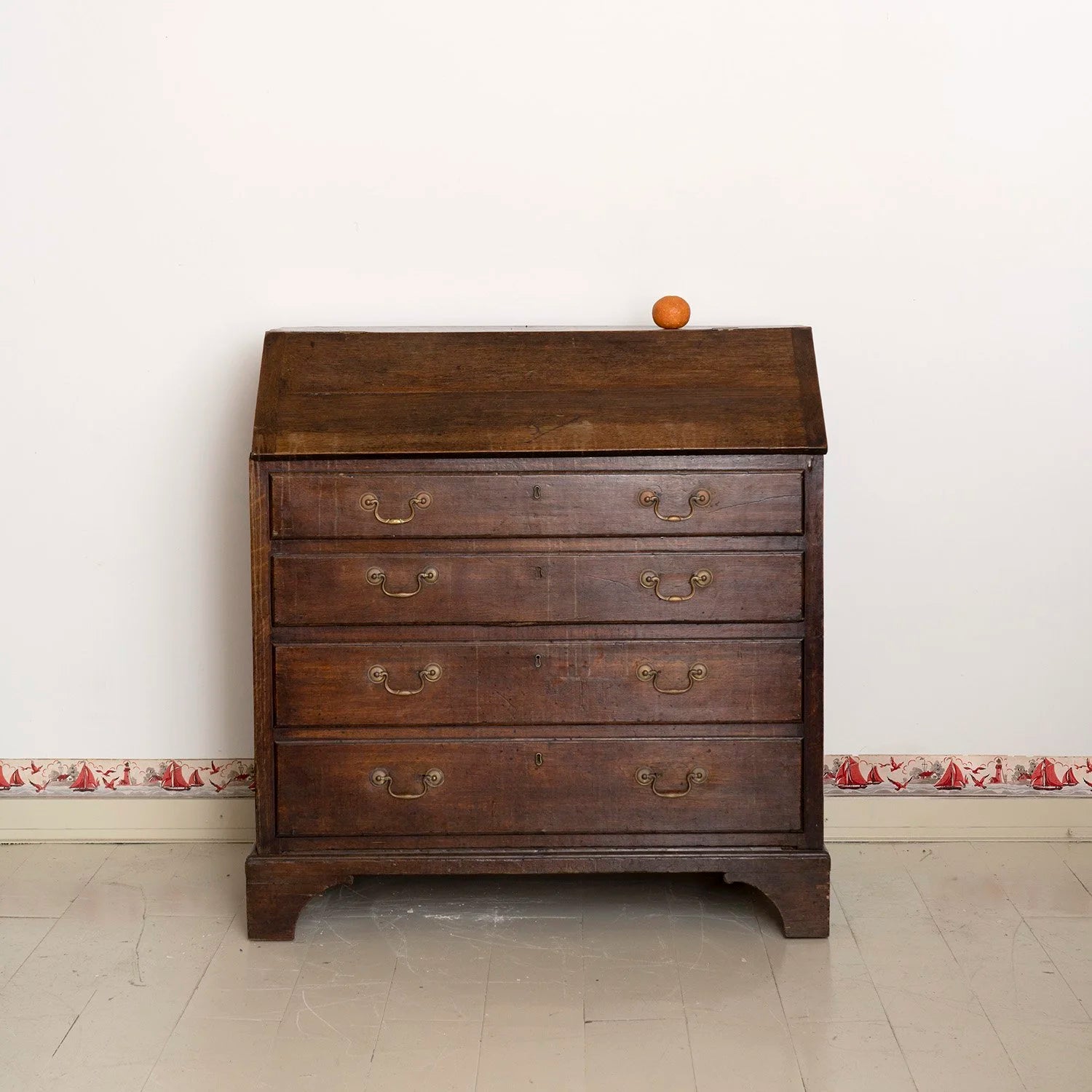 GEORGE III METAMORPHIC BUREAU BED