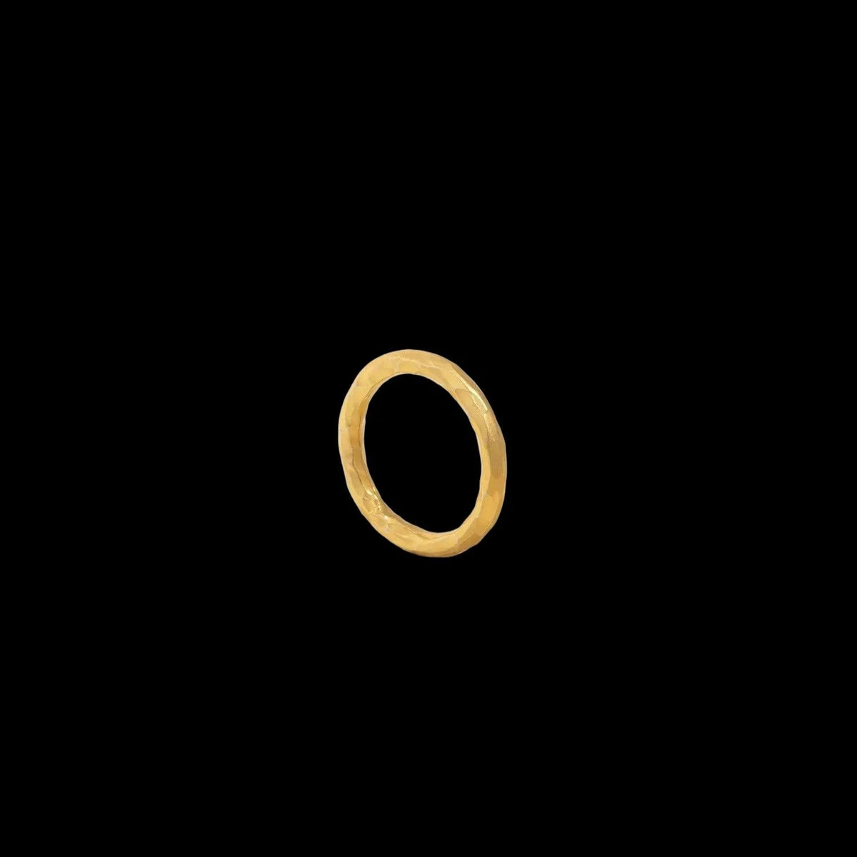 HAMMERED YELLOW GOLD VERMEIL RING, catalog view