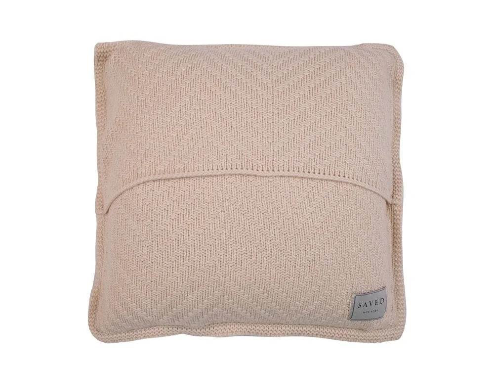 HERRINGBONE KNIT PILLOW