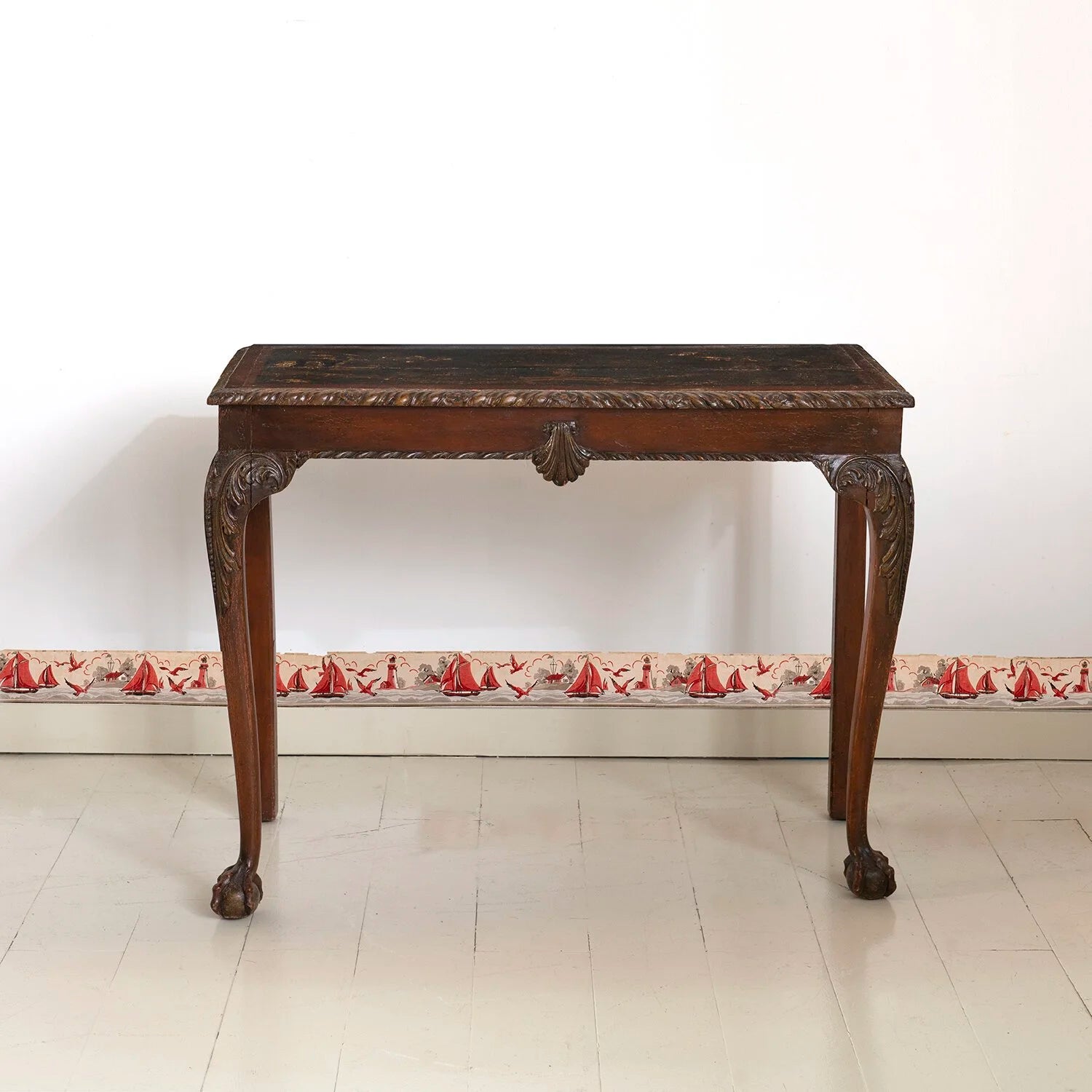 IRISH CHINOISERIE CONSOLE TABLE