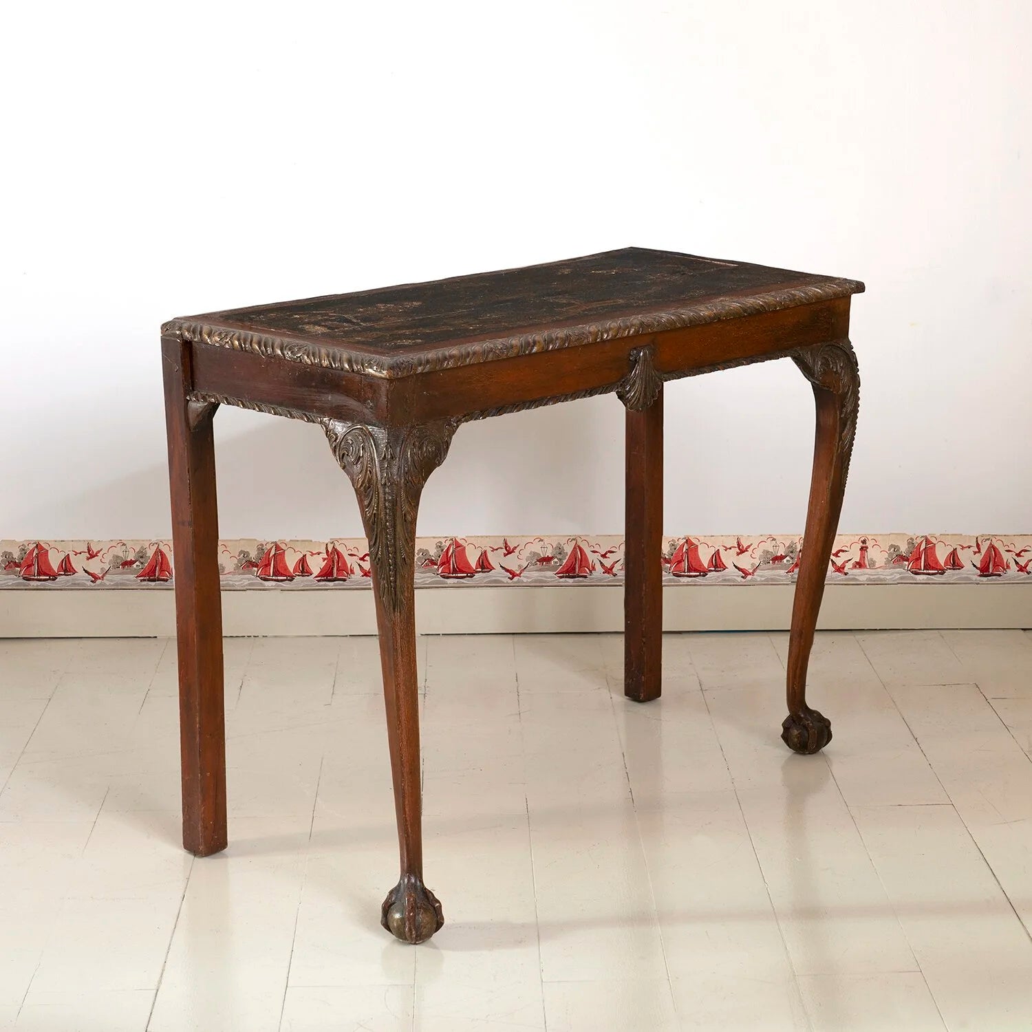 IRISH CHINOISERIE CONSOLE TABLE