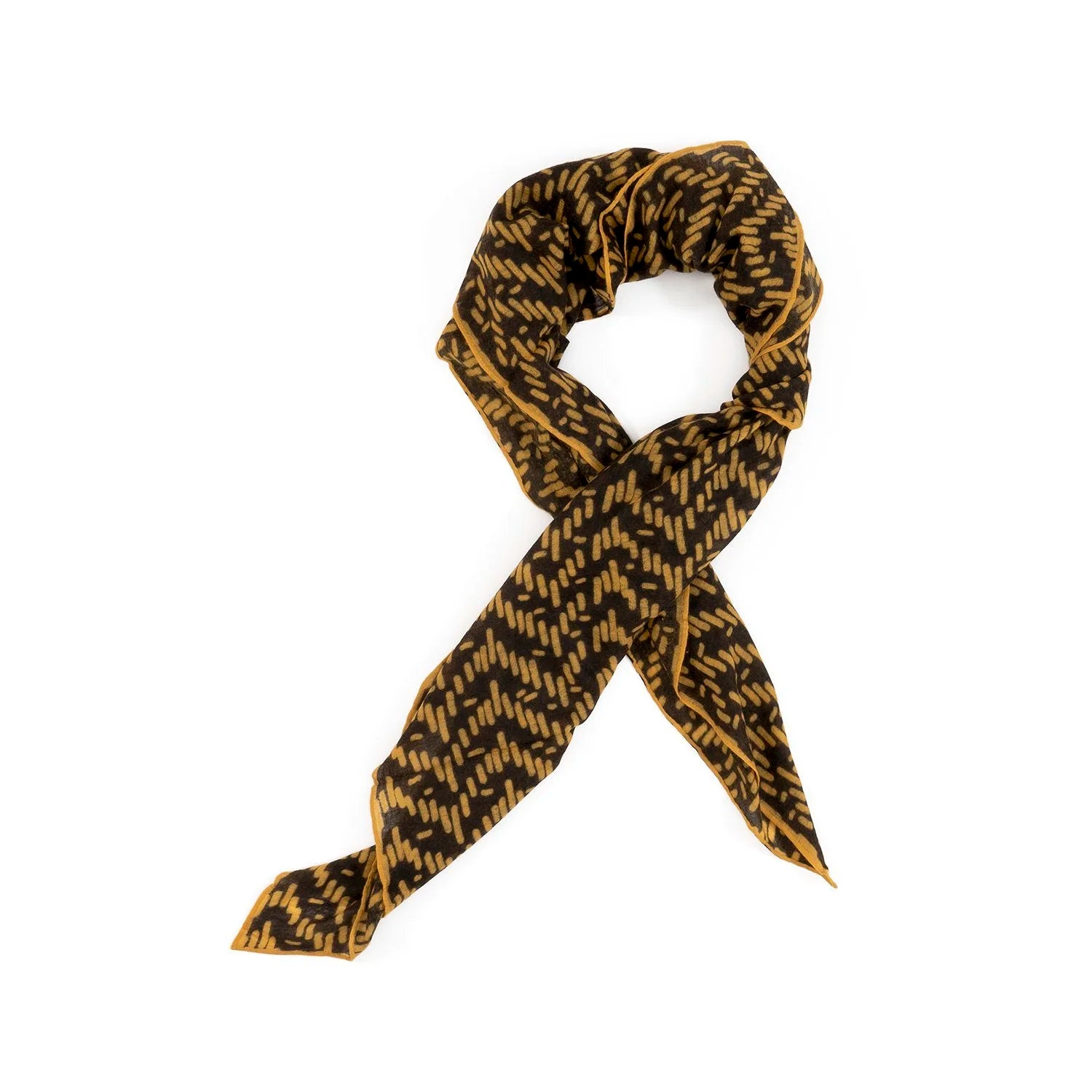 IRVING MUSTARD SCARF