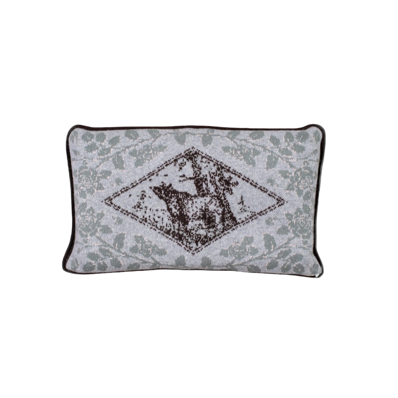 SAVED NY x Lukas The Illustrator "Bear" Cashmere pillow