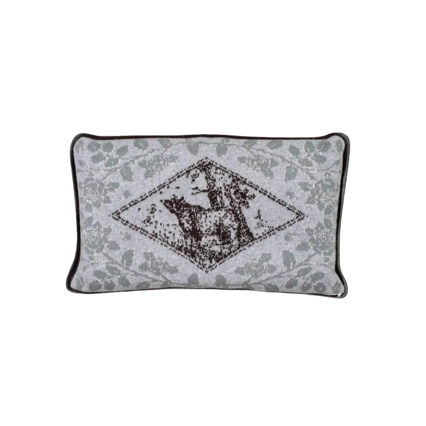 SAVED NY x Lukas The Illustrator "Bear" Cashmere pillow