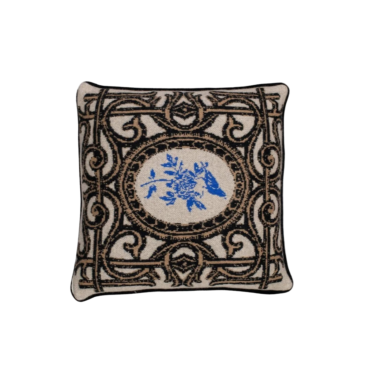 SAVED NY x Lukas The Illustrator "Bluebird" Cashmere Pillow