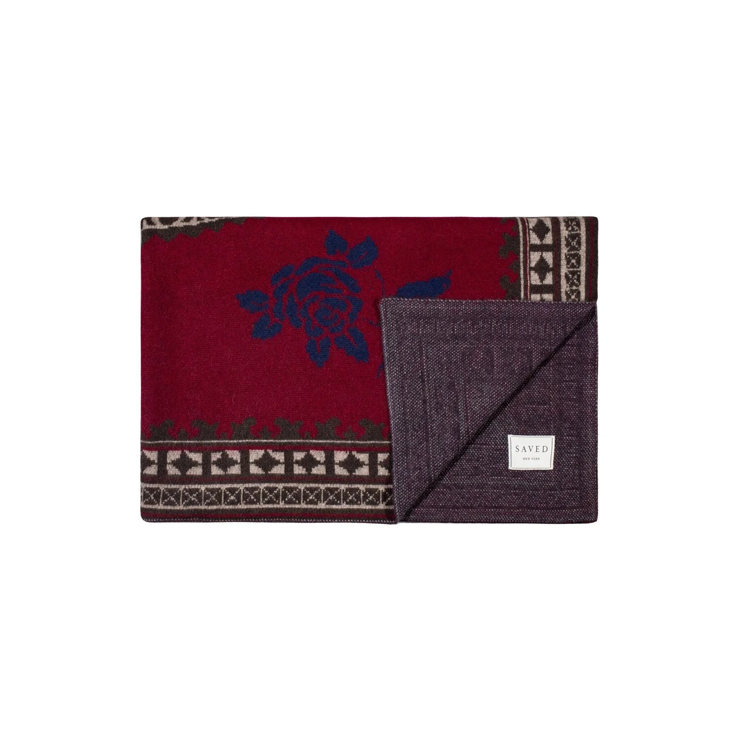 SAVED NY x LUKAS THE ILLUSTRATOR "DANCE OF THE DEER" Cashmere Blankets