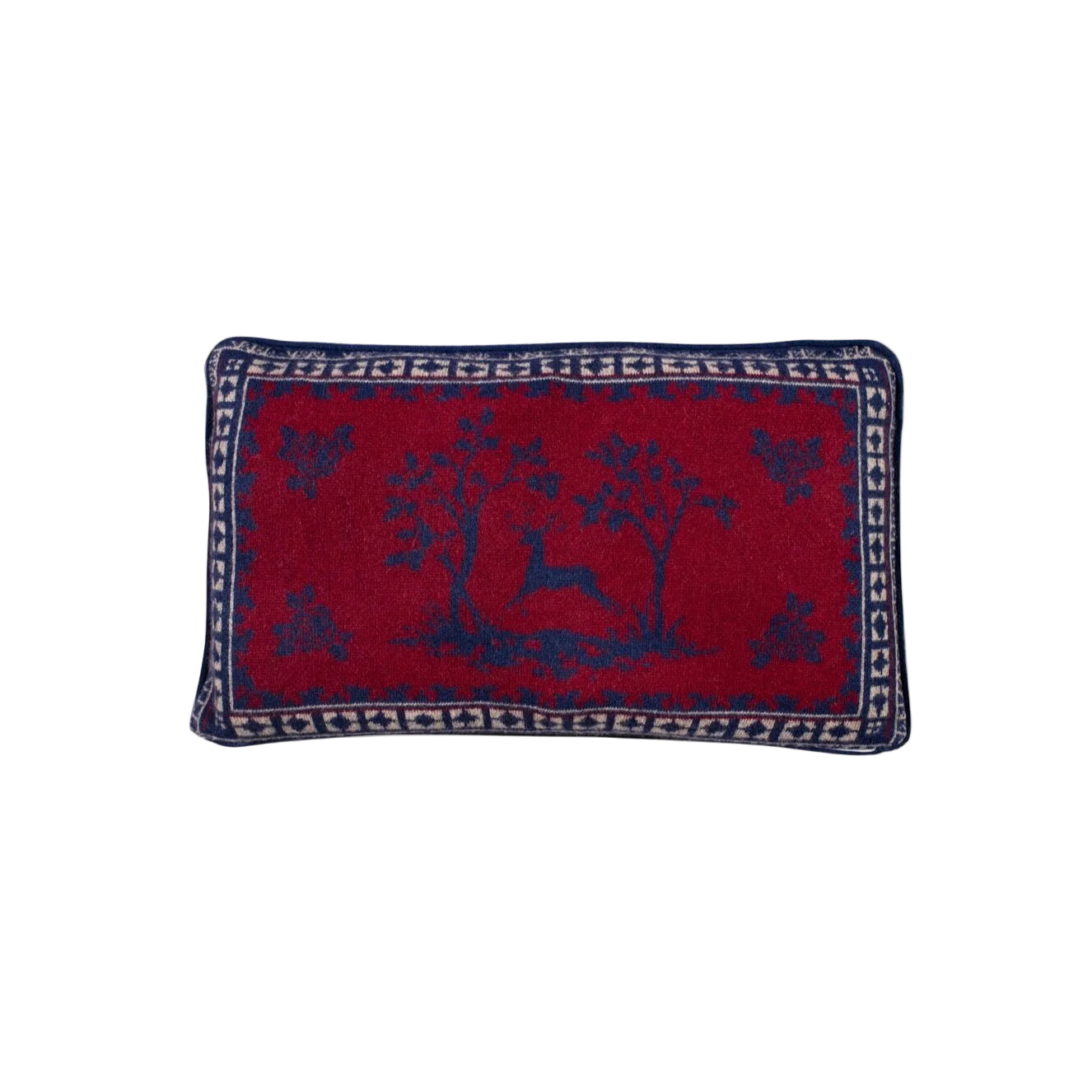 SAVED NY x LUKAS THE ILLUSTRATOR "DANCE OF THE DEER" Cashmere Pillow