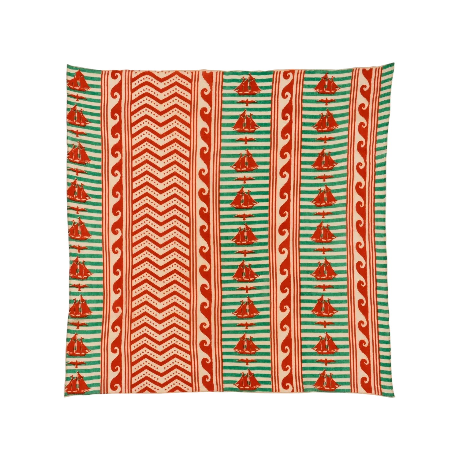 SAVED NY x Lukas the Illustrator "Greek Waves" Cashmere scarf