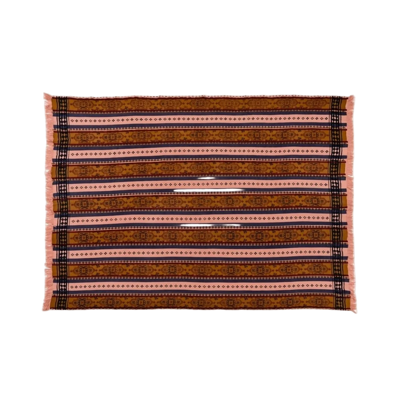 SAVED NY x Lukas The Illustrator "Carpet" Woven Cashmere Throw