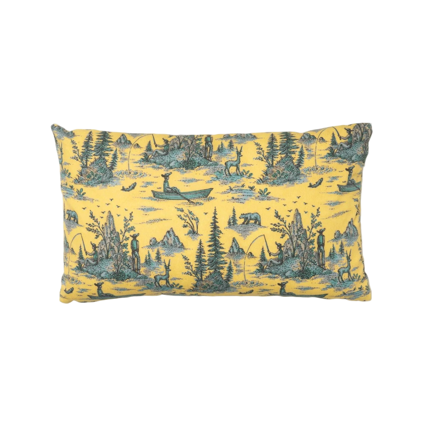 SAVED NY x LUKAS THE ILLUSTRATOR "MOUNTAIN MAN" Cotton Pillows