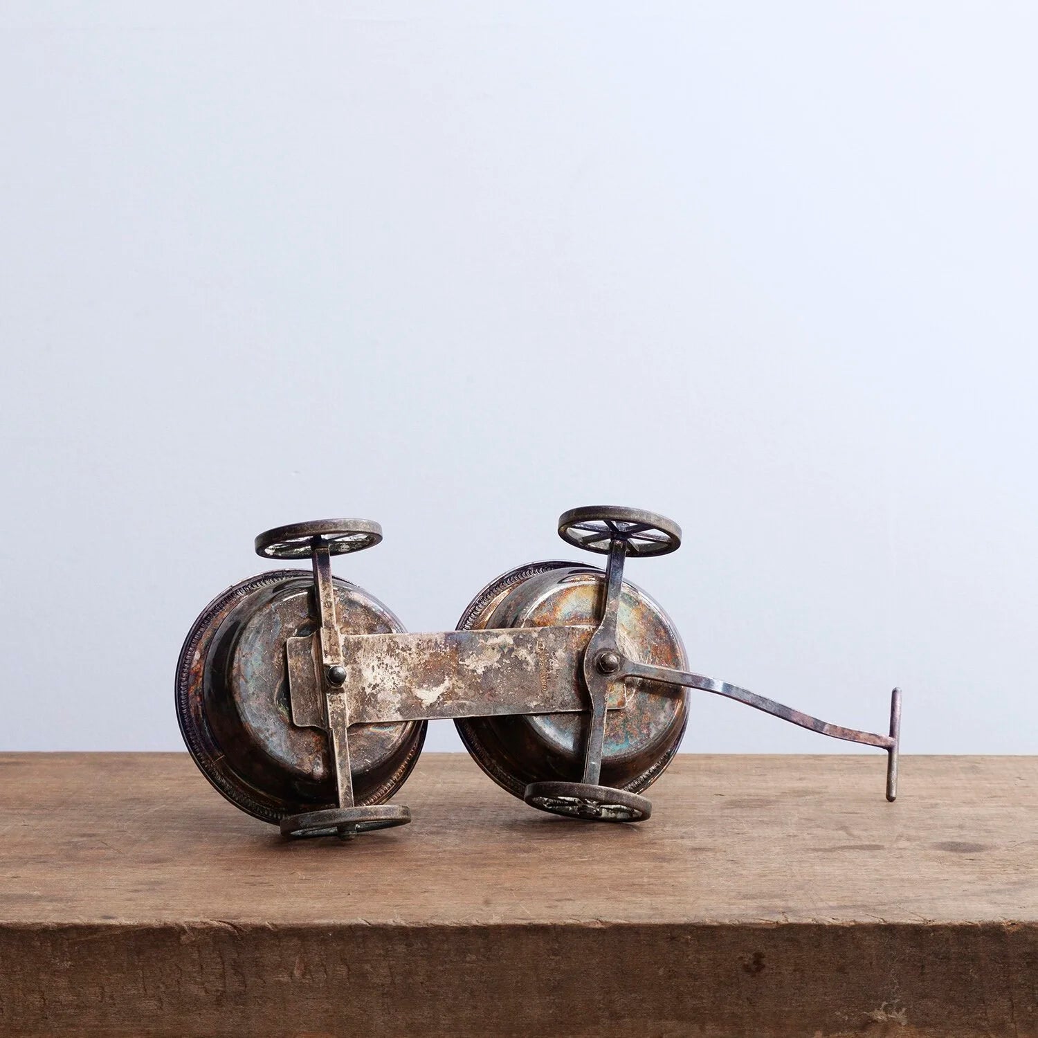 ANTIQUE TABLE BOTTLE CART