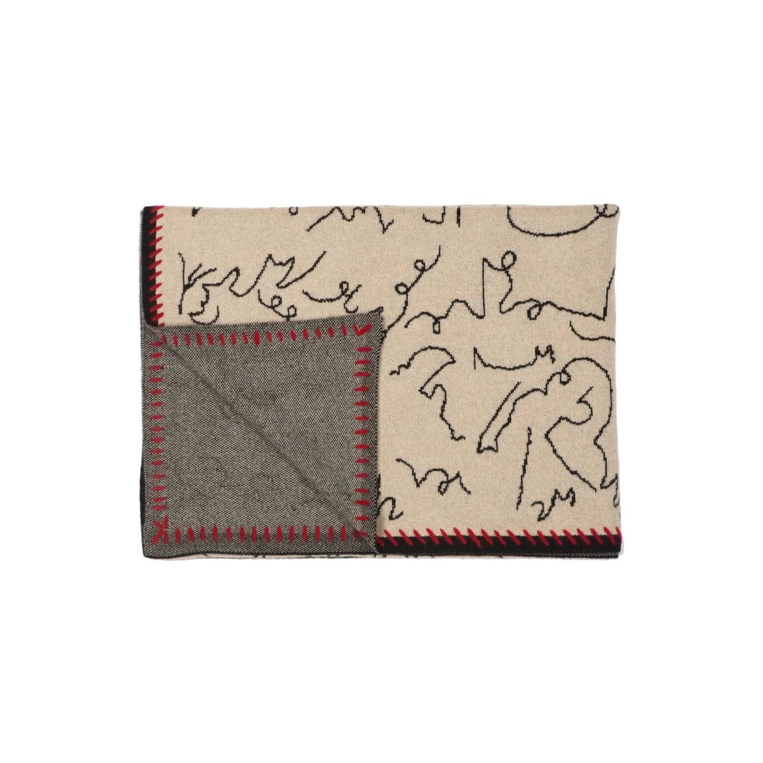 MODERN CALLIGRAPHY Cashmere Blanket