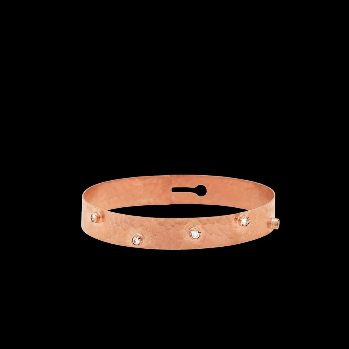 HAMMERED ROSE GOLD VERMEIL "NIGHT SKY" BRACELET, catalog view