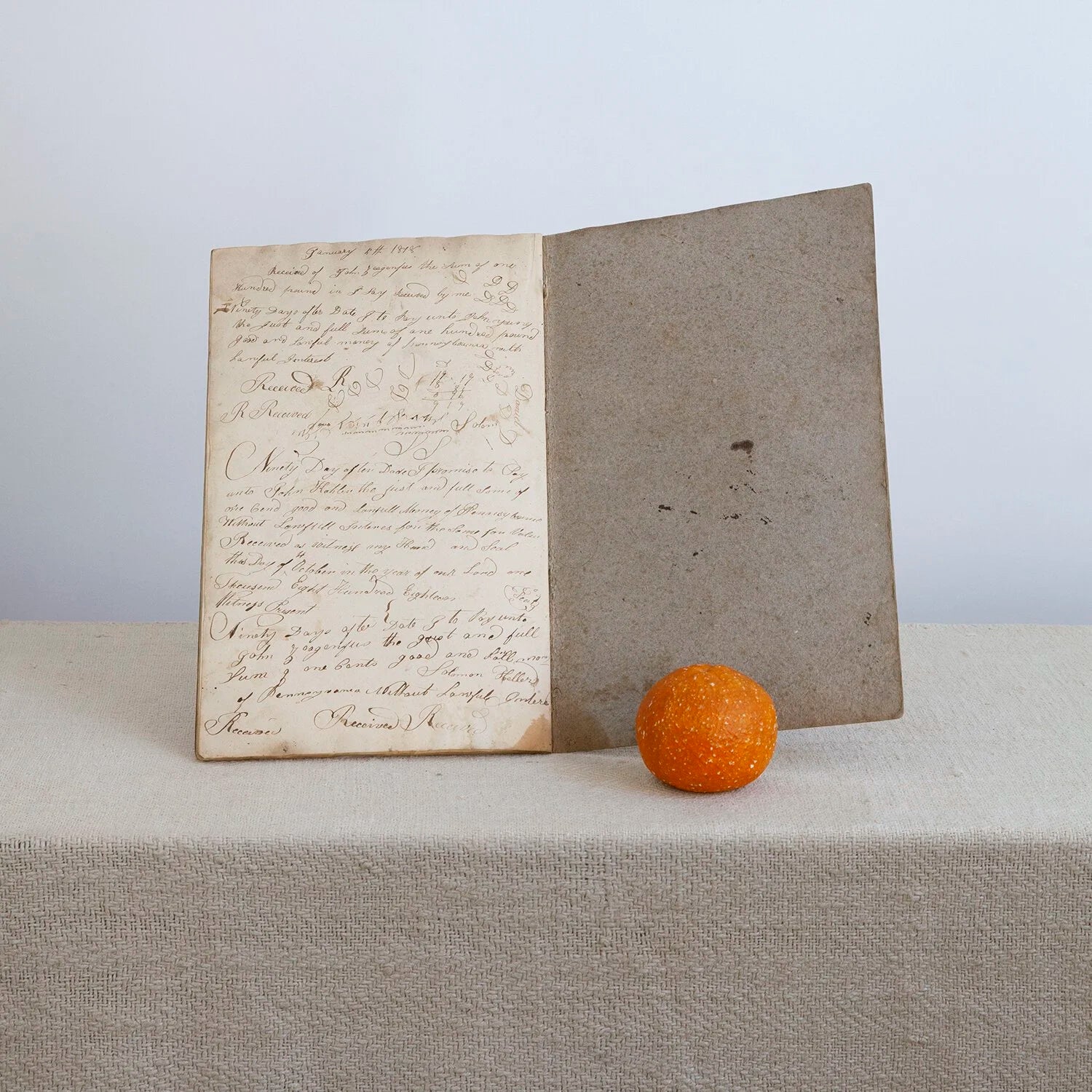 1818 AMERICAN STUDENT NOTE BOOK